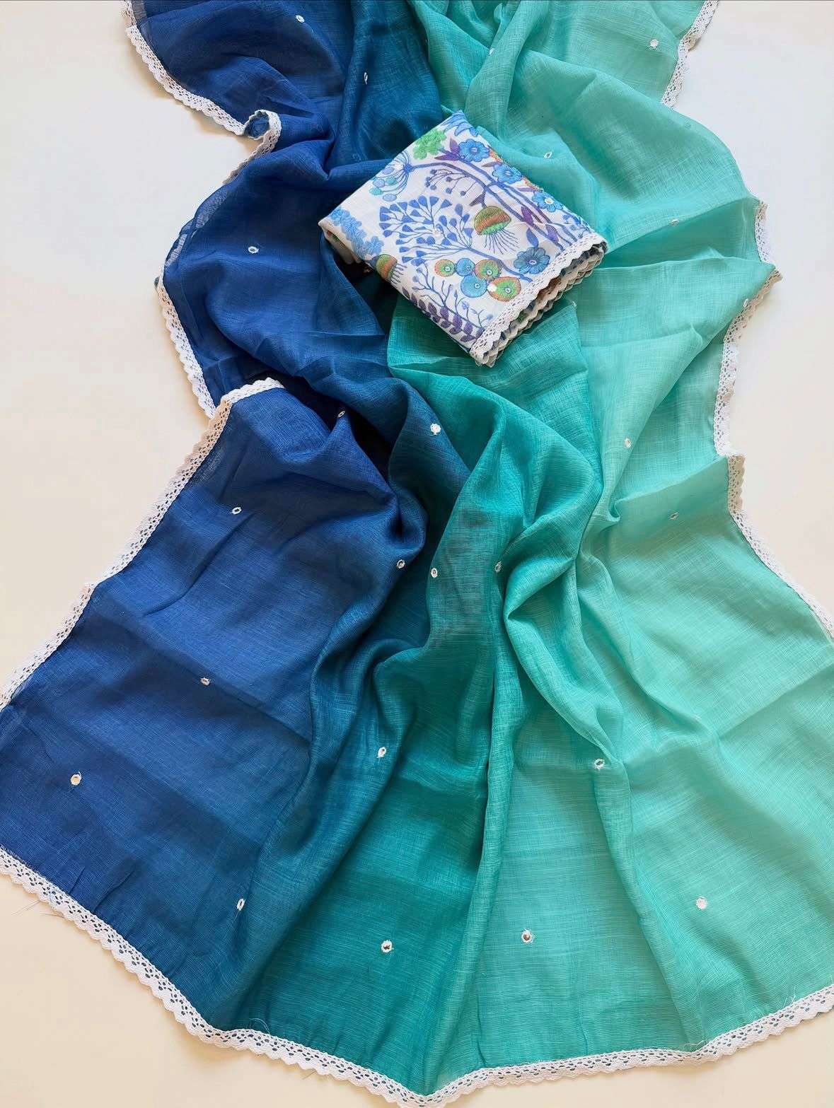 RajMata Series Dhanak Linen super Soft linen fabric wholesale in surat