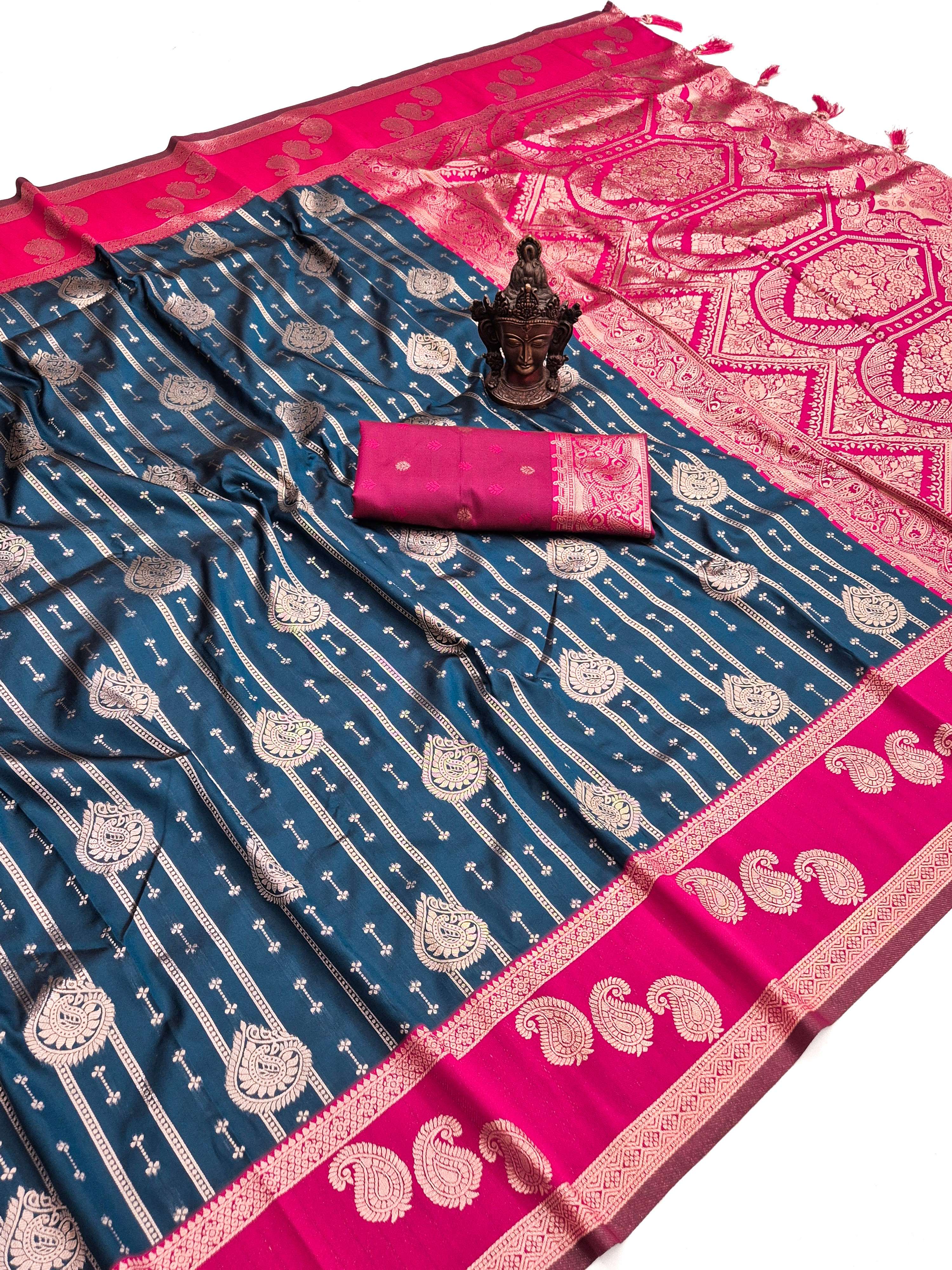 Rashmi Soft And Pure and classic banarasi silk saree Wholesale in surat