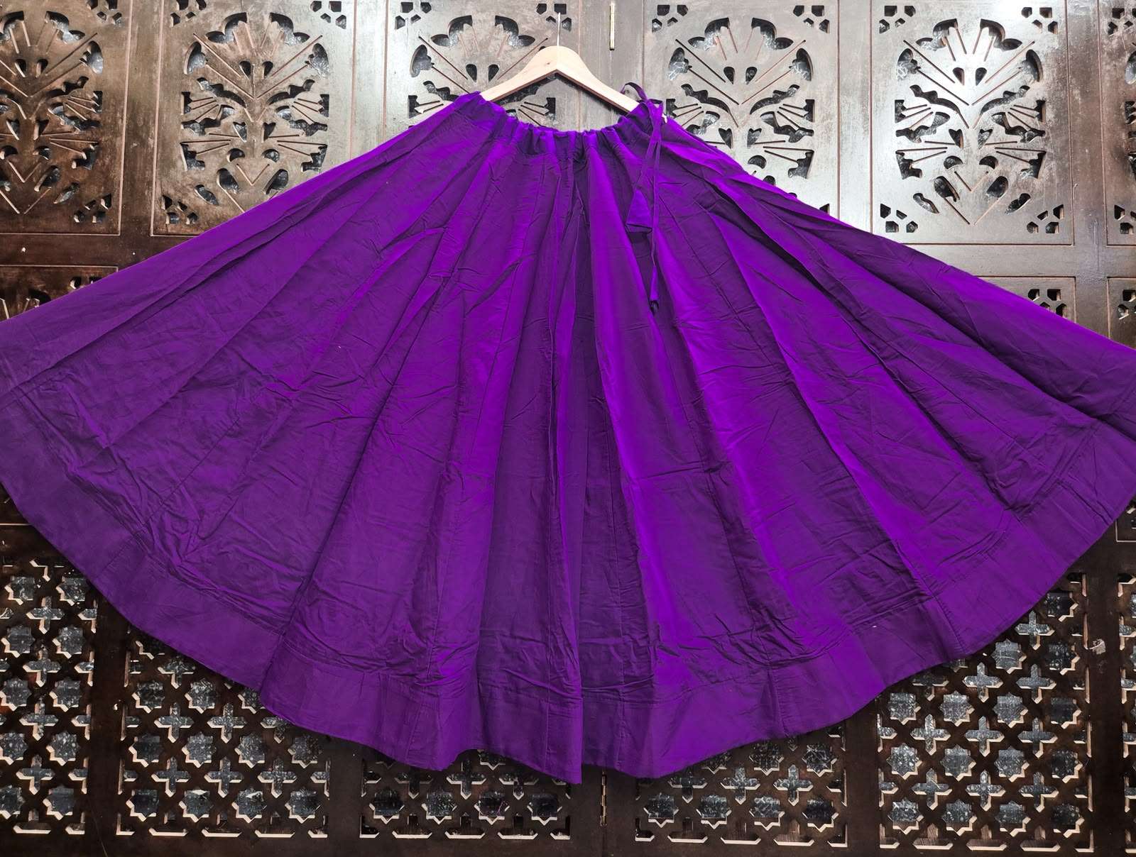 Super Plain Roman silk fancy fabric skirt lehenga reseller i...