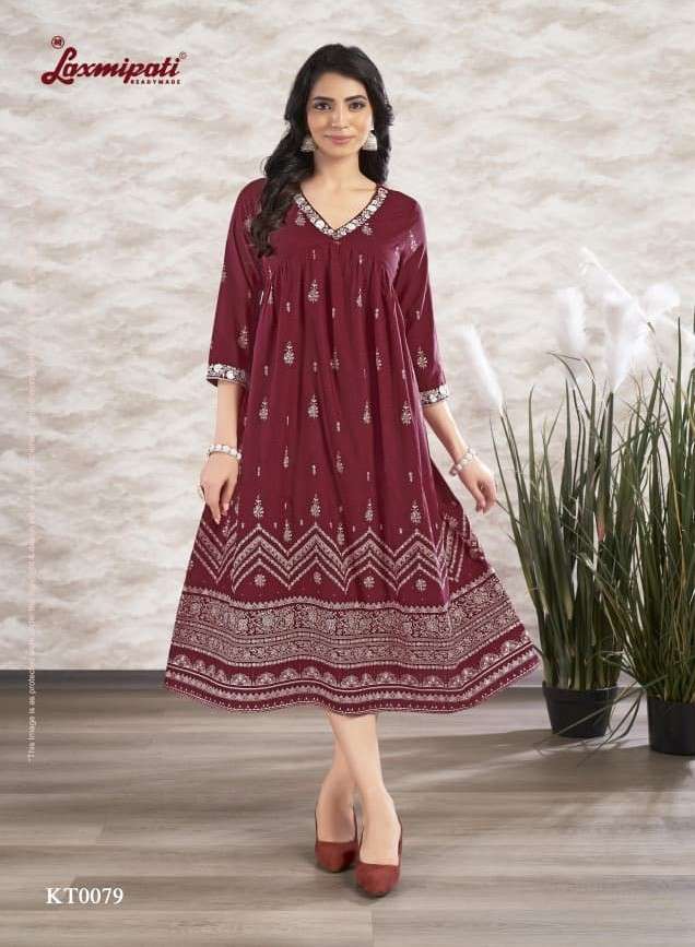 TAMANNA HANDPRINTED FROCK & KURTI COLLECTION DAILY WEAR LOW ...