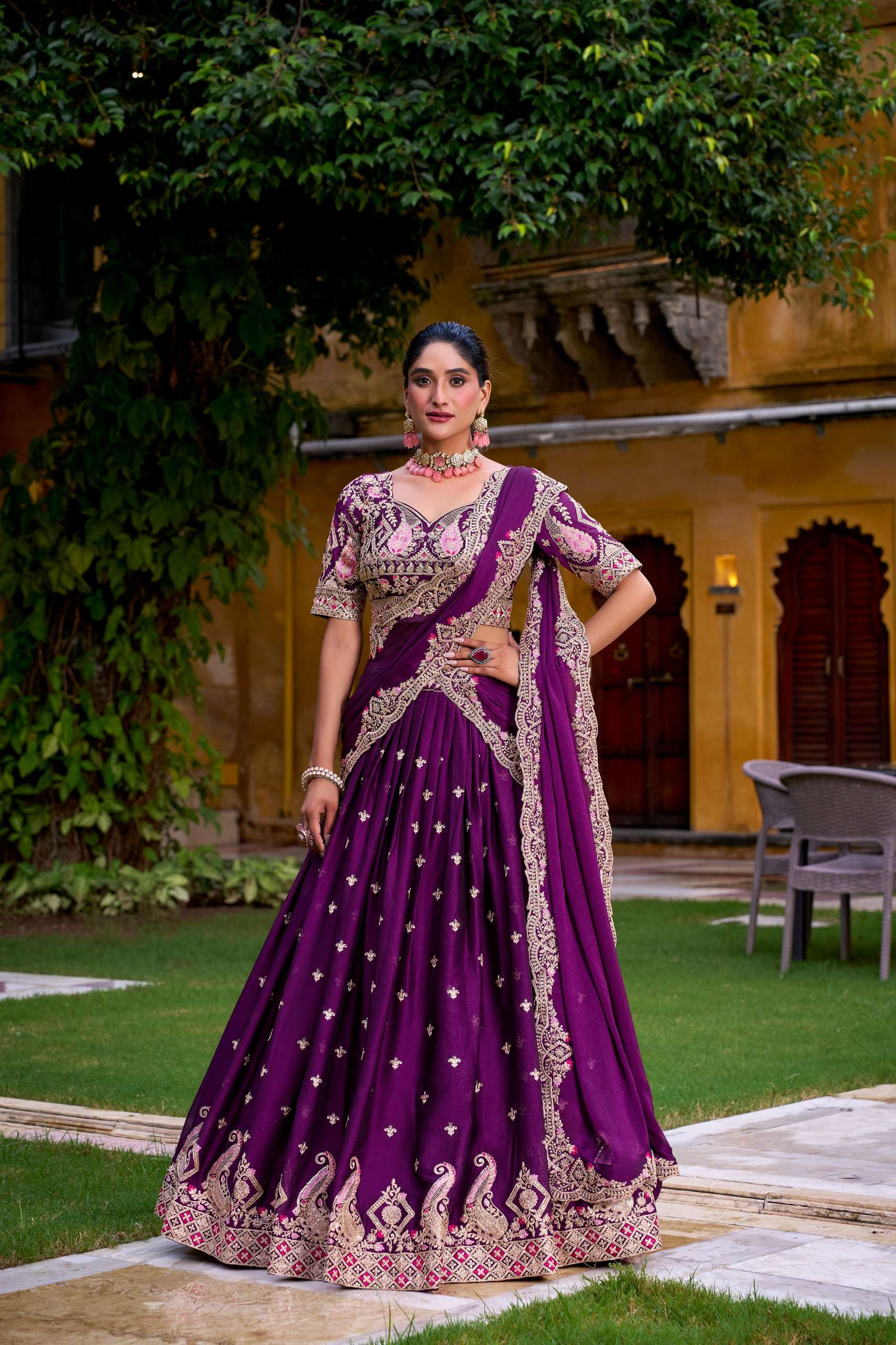 Vushee Rangoli Crush fancy lehenga choli that give defines elegance wholesale in surat 1456  