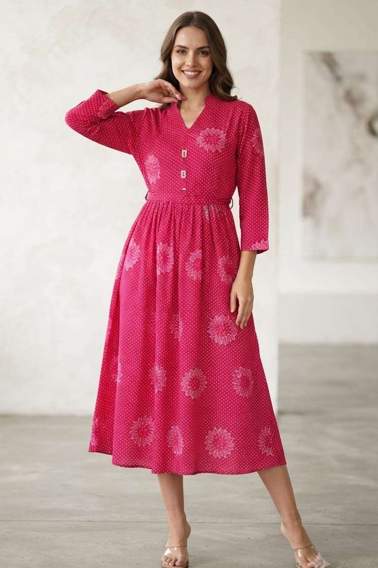 119 FANCY ONE PIECE HEAVY RAYON GHERA KURTI LIKE ONE PIECE WOMEN SUPPLIER SURAT