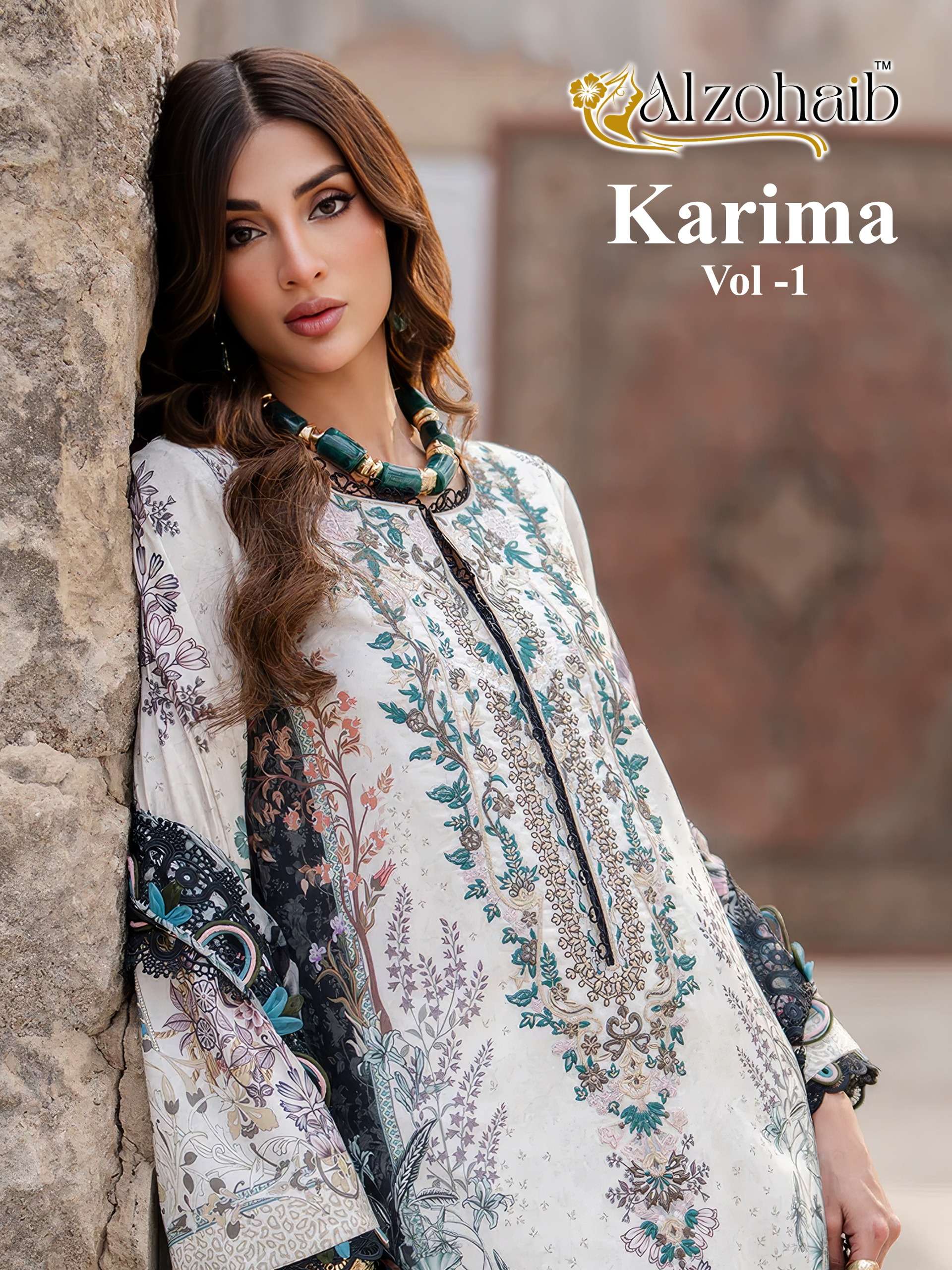 AL ZOHAIB KARIMA VOL 1 AZ 1582 TO 1585 COTTON PATCH WORK SALWAR SUIT SET WOMEN ONLINE