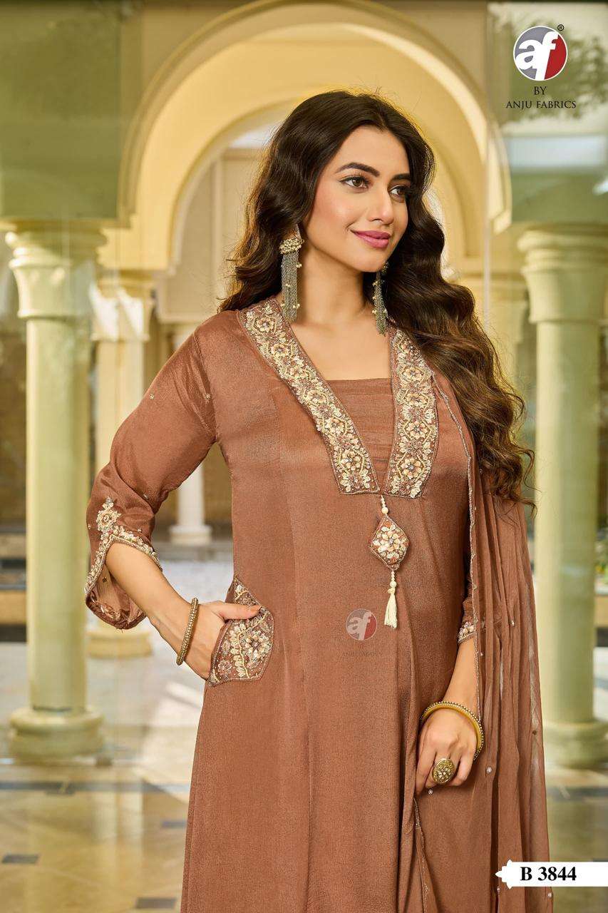 ANJU FABRICS B 3844 TRADITIONAL LOOK TREND DESIGNER FLARED K...