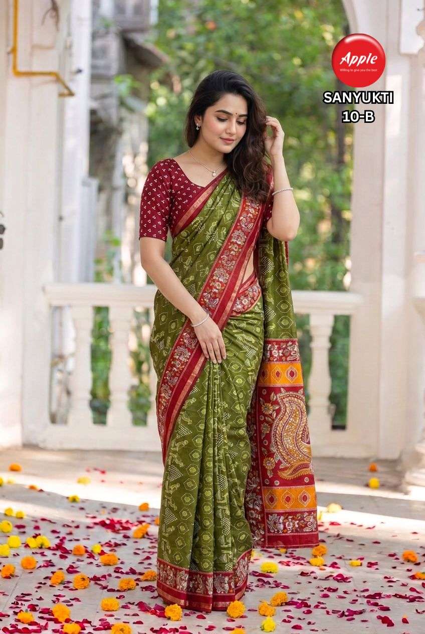 APPLE SANYUKTI 10 SUPER SOFT COTTON BLEND FABRIC WHOLESALE IN SURAT