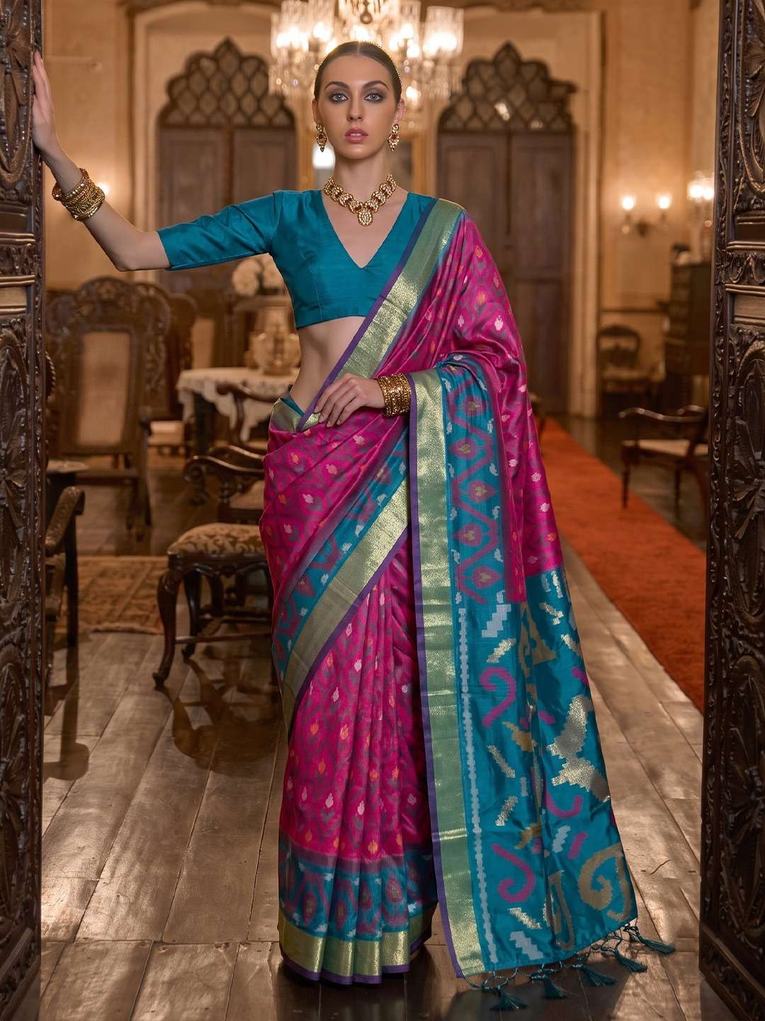  Astita Adishree 1001 To 1006 Soft Silk Fabric fancy and classic saree wholesale in surat