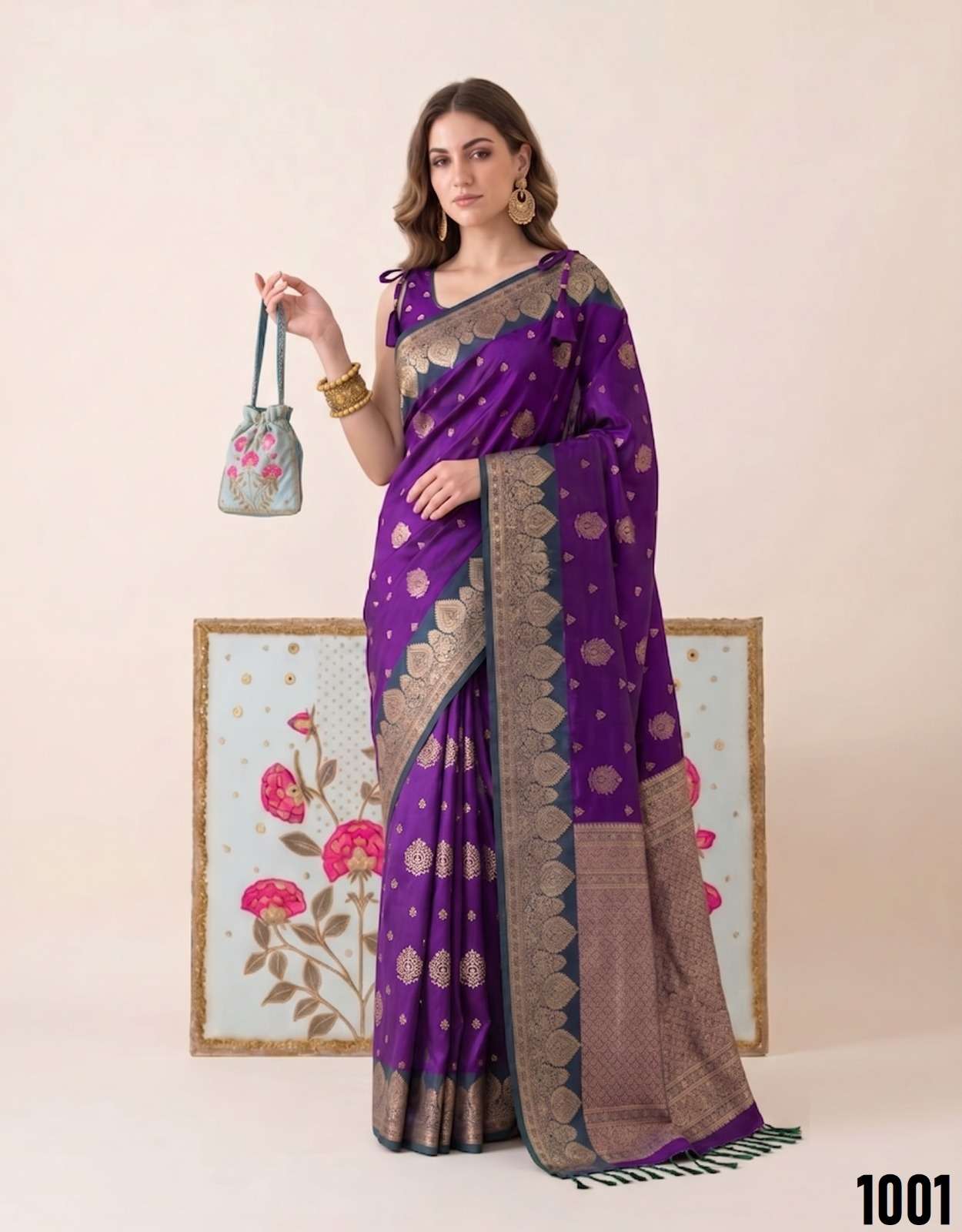 Astita Devanshi  1001 TO 1006 Silk Fabric Saree at the best rate