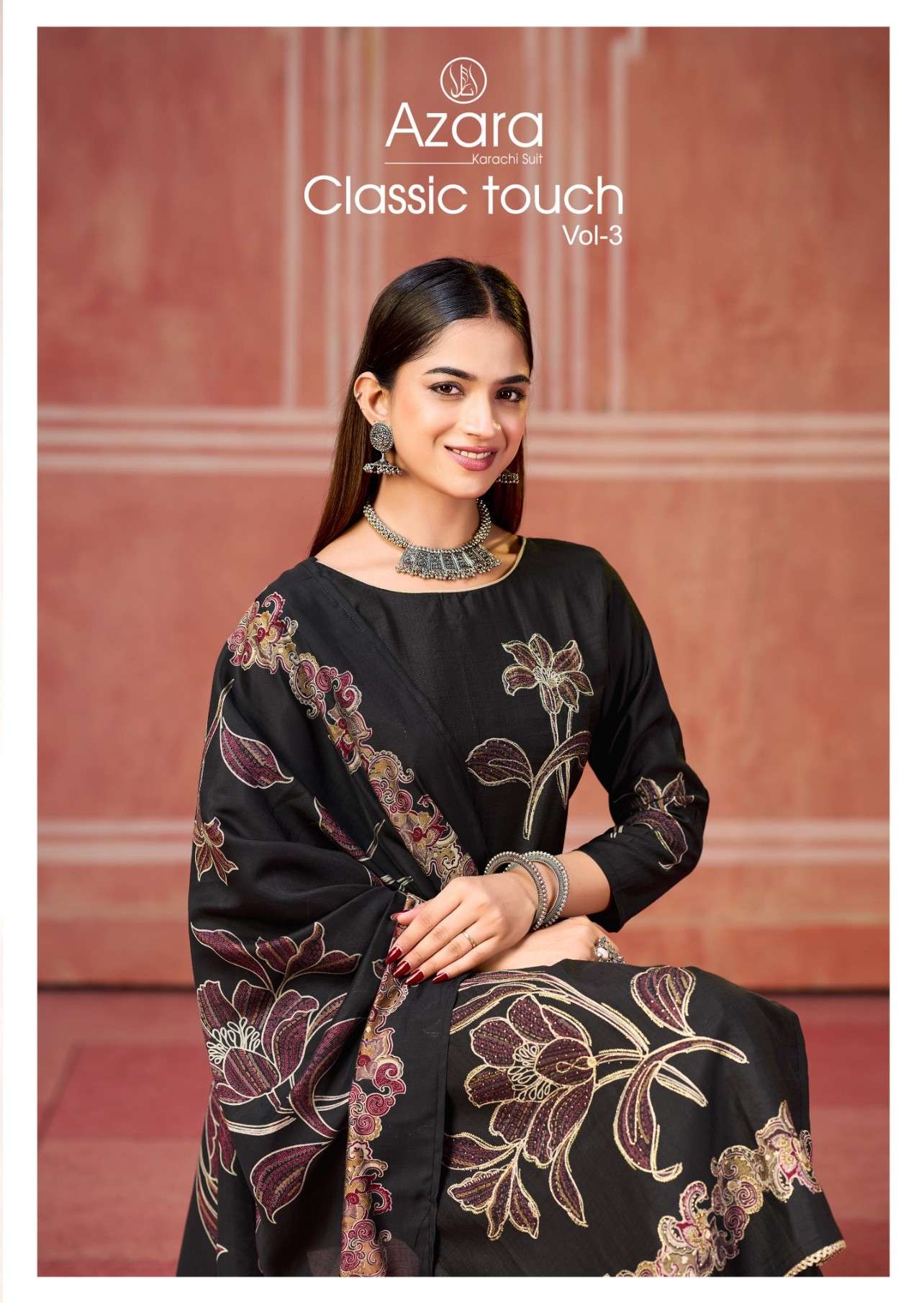 AZARA CLASSIC TOUCH VOL 3 VISCOSE VERTICAN PRINT PRETTY DRESS FOR WOMEN CELEBRATION DAY BUY