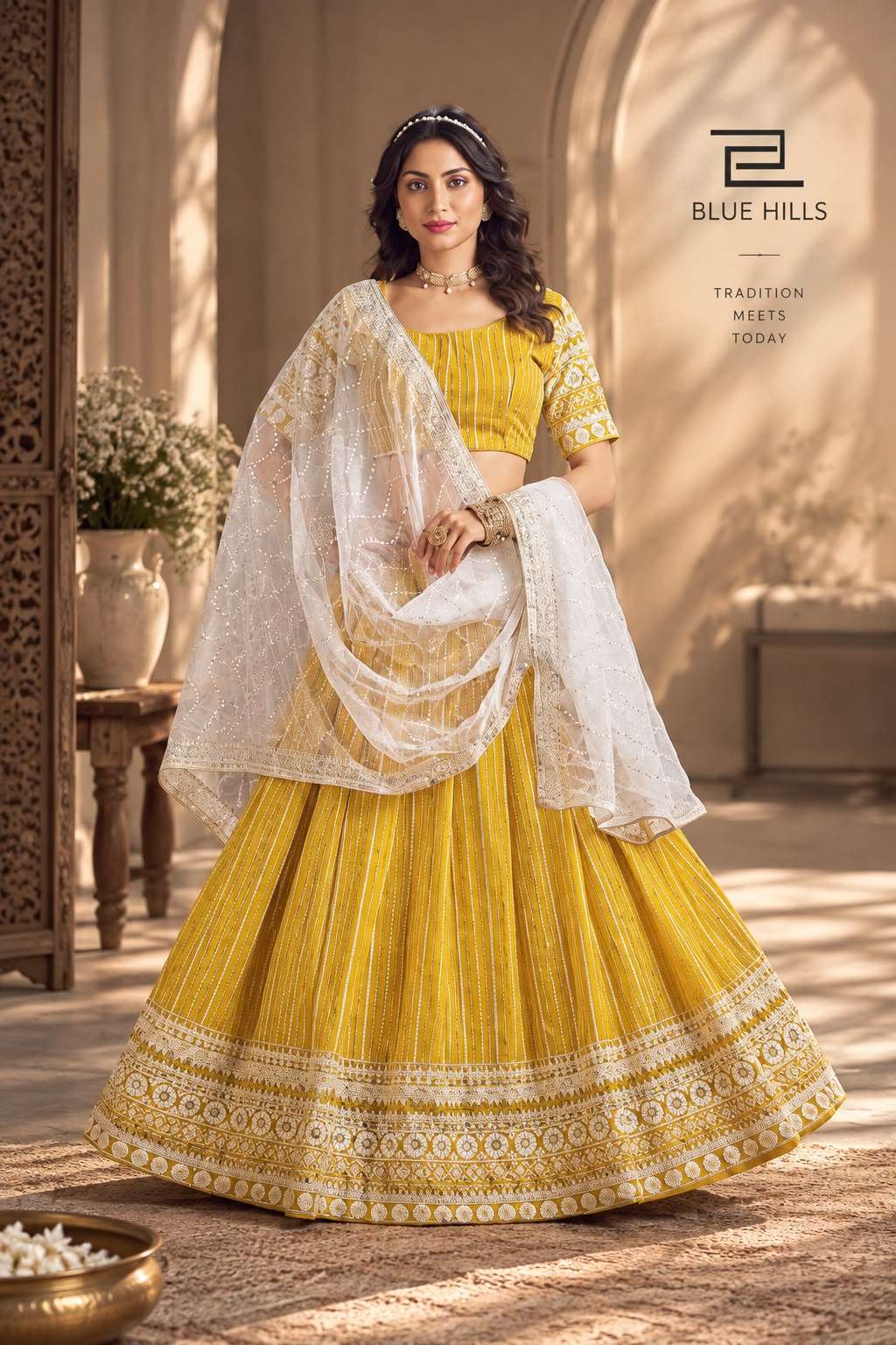BLUE HILLS MOON WALK GEORGETTE CIPLY WORK BLOUSE LEHENGA WITH DUPATTA DIWALI WEAR BUY