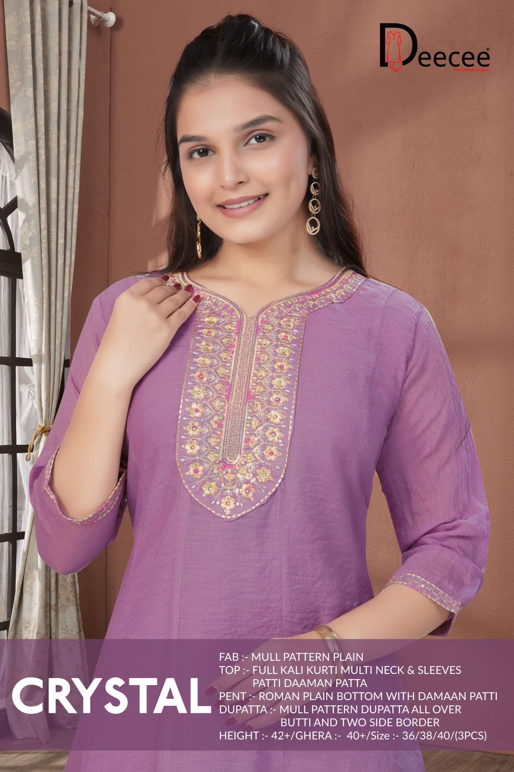 DEECEE CRYSTAL READYMADE COLLECTION CRAFTED BEAUTIFUL KALI KURTI SUIT WHOLESALE ONLINE