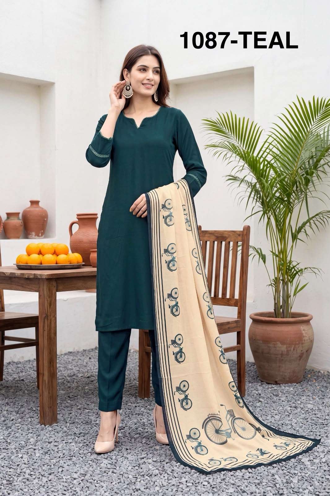 FLORY VOL 30 FZ 1087 COTTON BLEND READYMADE SALWAR SUIT FESTIVAL SEASON OUTFIT BUY