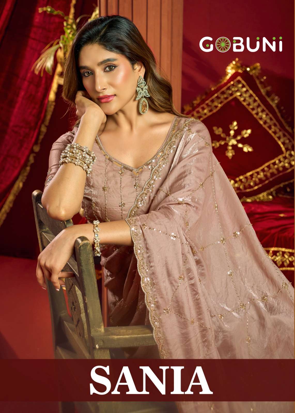 Gobuni Sania 5501 5506 Introducing Crafted in premium and classic Velvet Bliss fancy fabric saree supplier in surat
