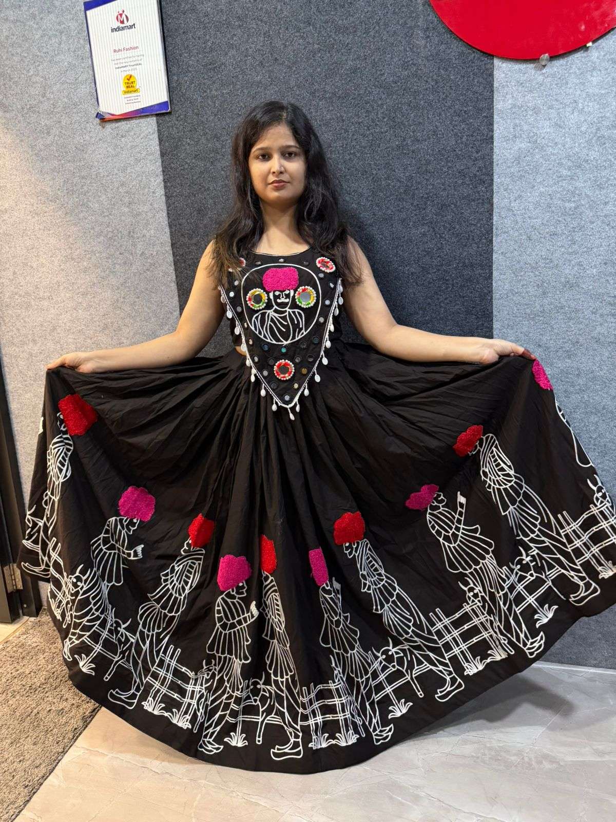 Joker Presenting Navratri collection Best wear cotton fancy fabric Lehenga Chol wholesale in surat