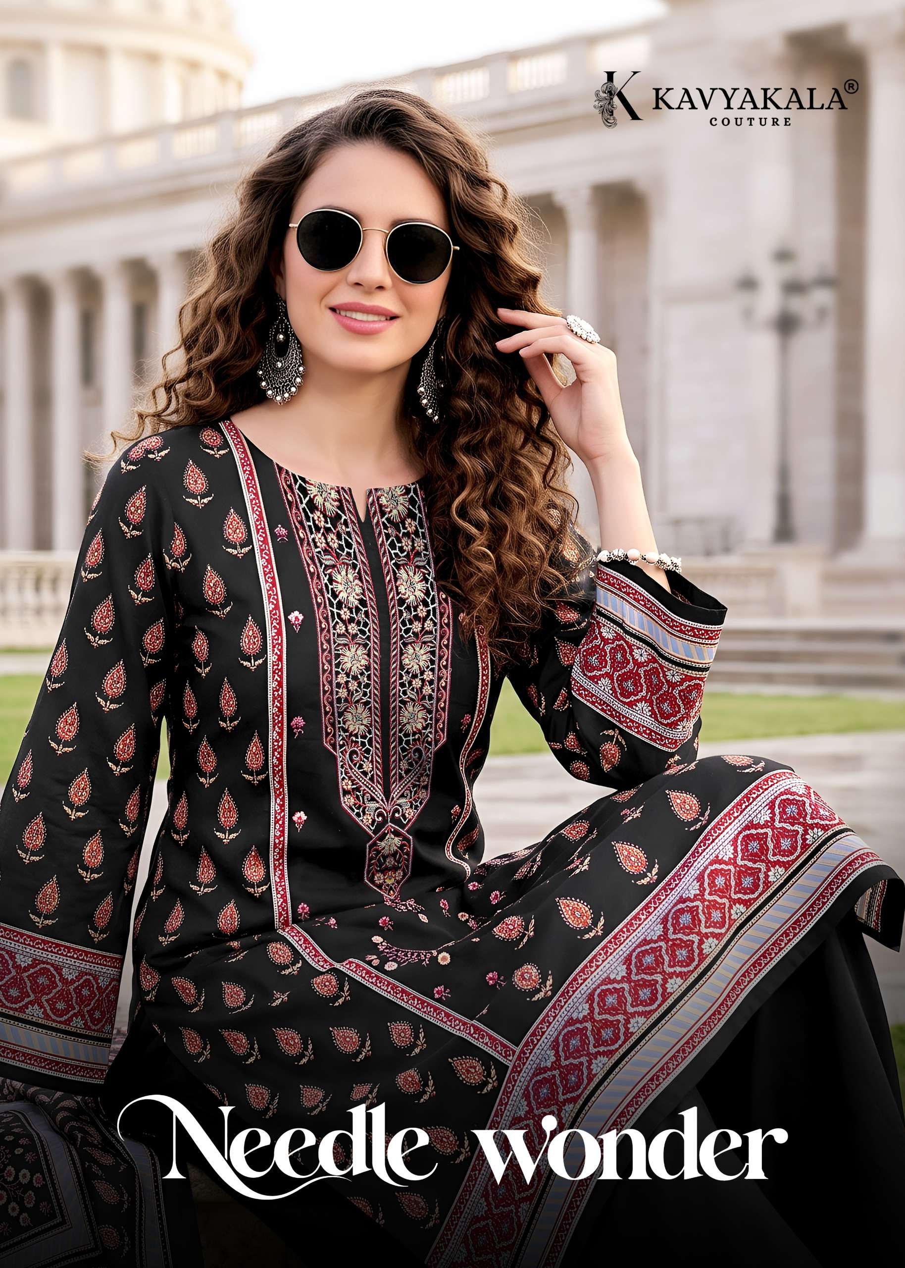 KAVYA‎ KALA NEEDLE WONDER SOFT COTTON DESIGNE SALWAR SUIT LADIES RESELLER BUY