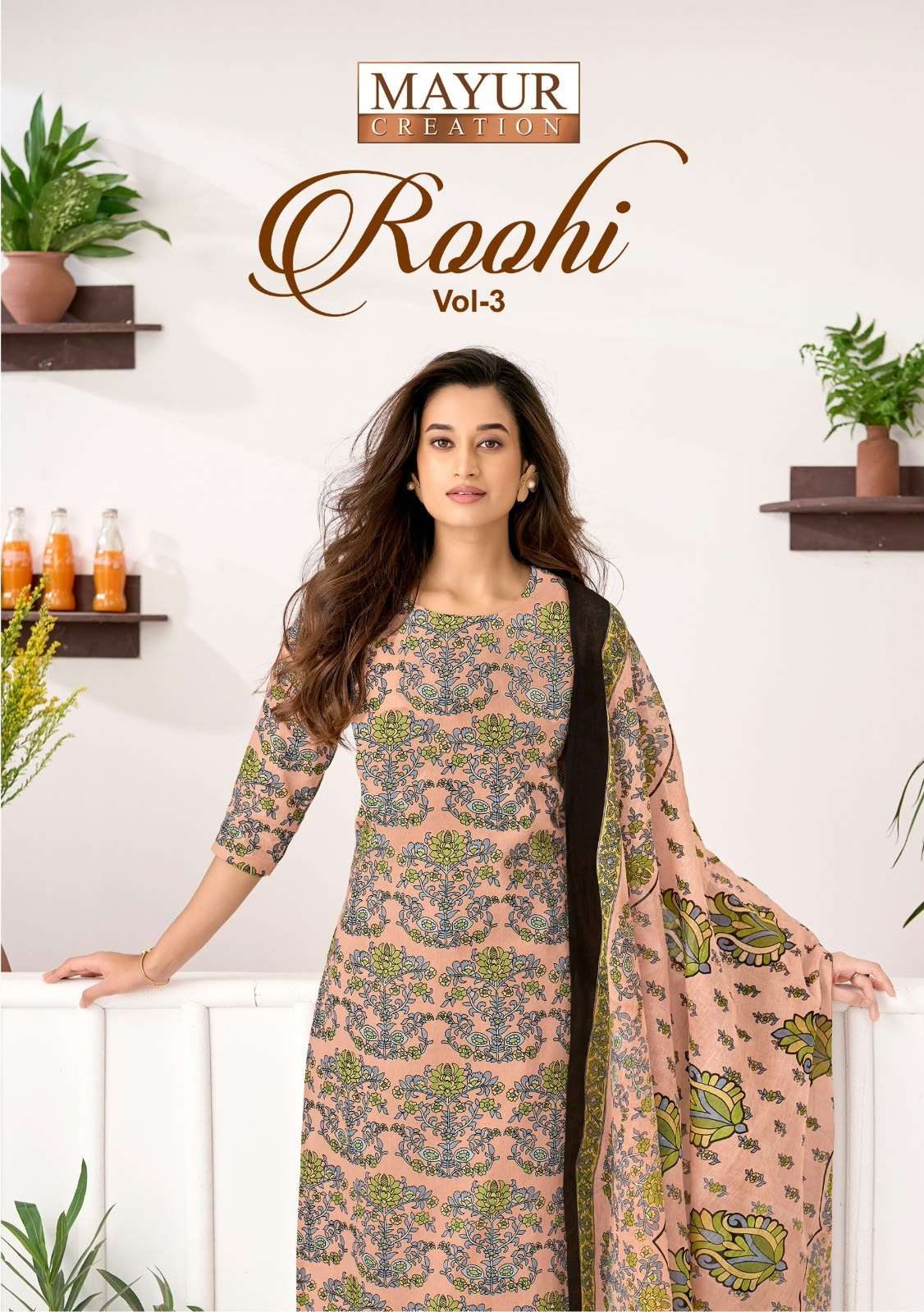 MAYUR ROOHI VOL 3 SUMMER SEASON COTTON MATERIAL DRESS FOR WOMEN SUPPLIER WORLD