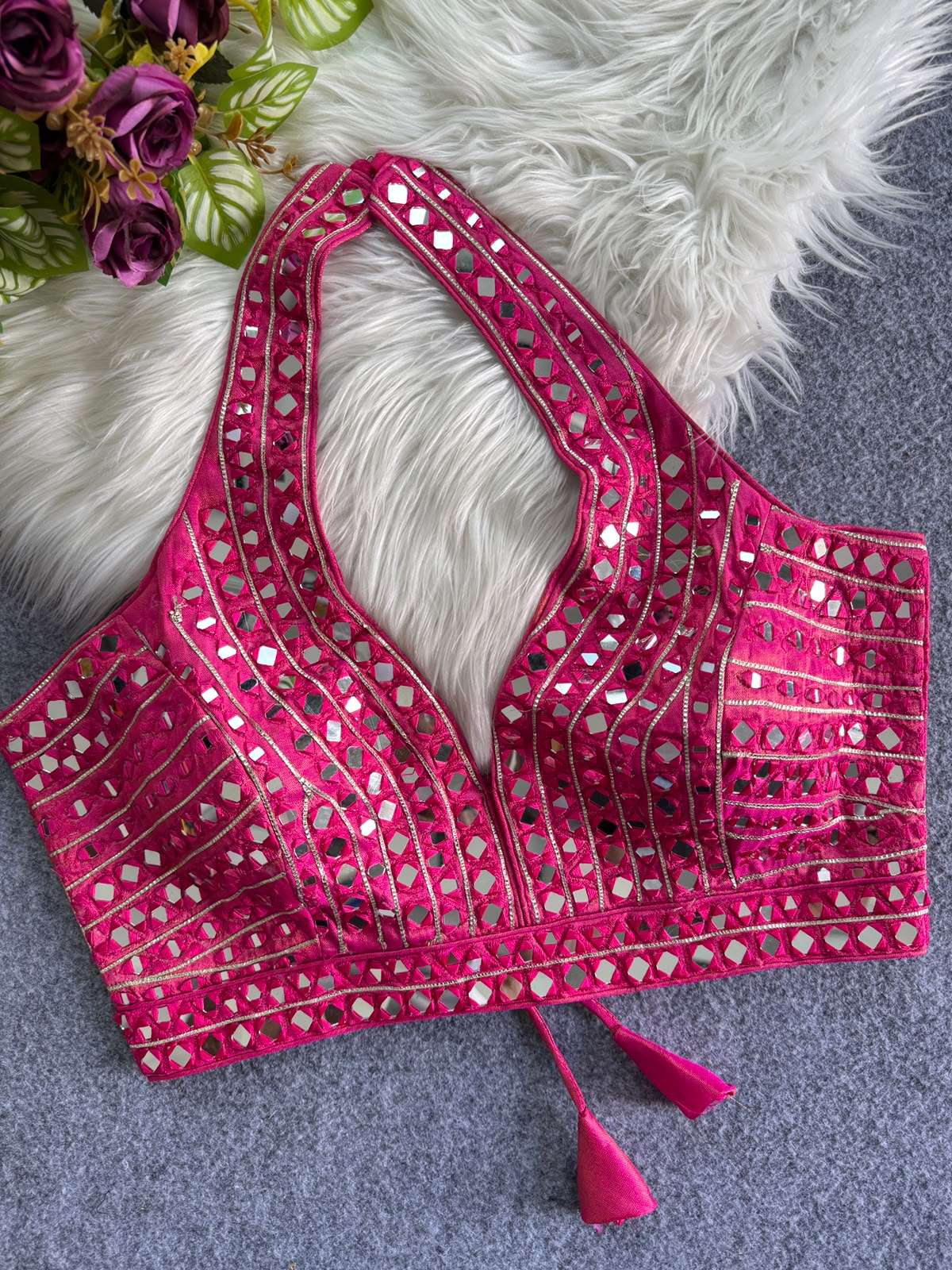MODAL AND PARTY WEAR CLASSIC BLOUSE MADE OF SOUTH SILK FANCY FABRIC BLOUSE WHOLESALE IN SURAT SUOTH