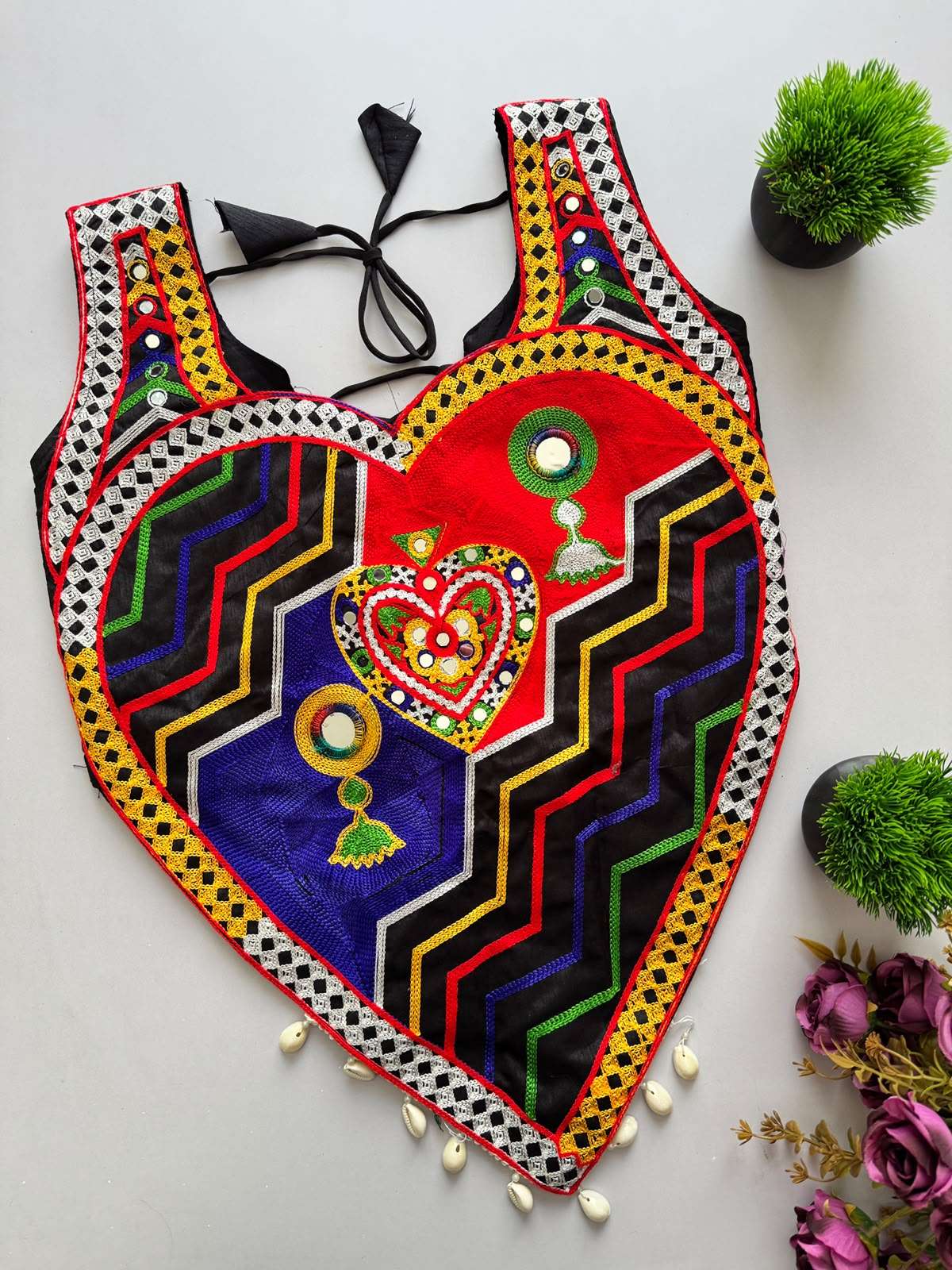  NAVRATRI HALTER NECK DESIGNER BLOUSE MAGIC COTTON SOFT FABRIC BLOUSE RESELLER IN SURAT