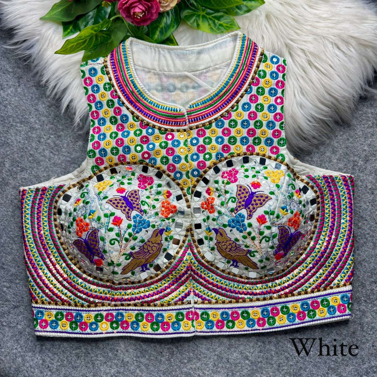 NAVRATRI SPECIAL BEAUTIFUL HEAVY PURE AND SOFT ITALIAN SILK FANCY FABRIC BLOUSE WHOLESALE IN SURAT