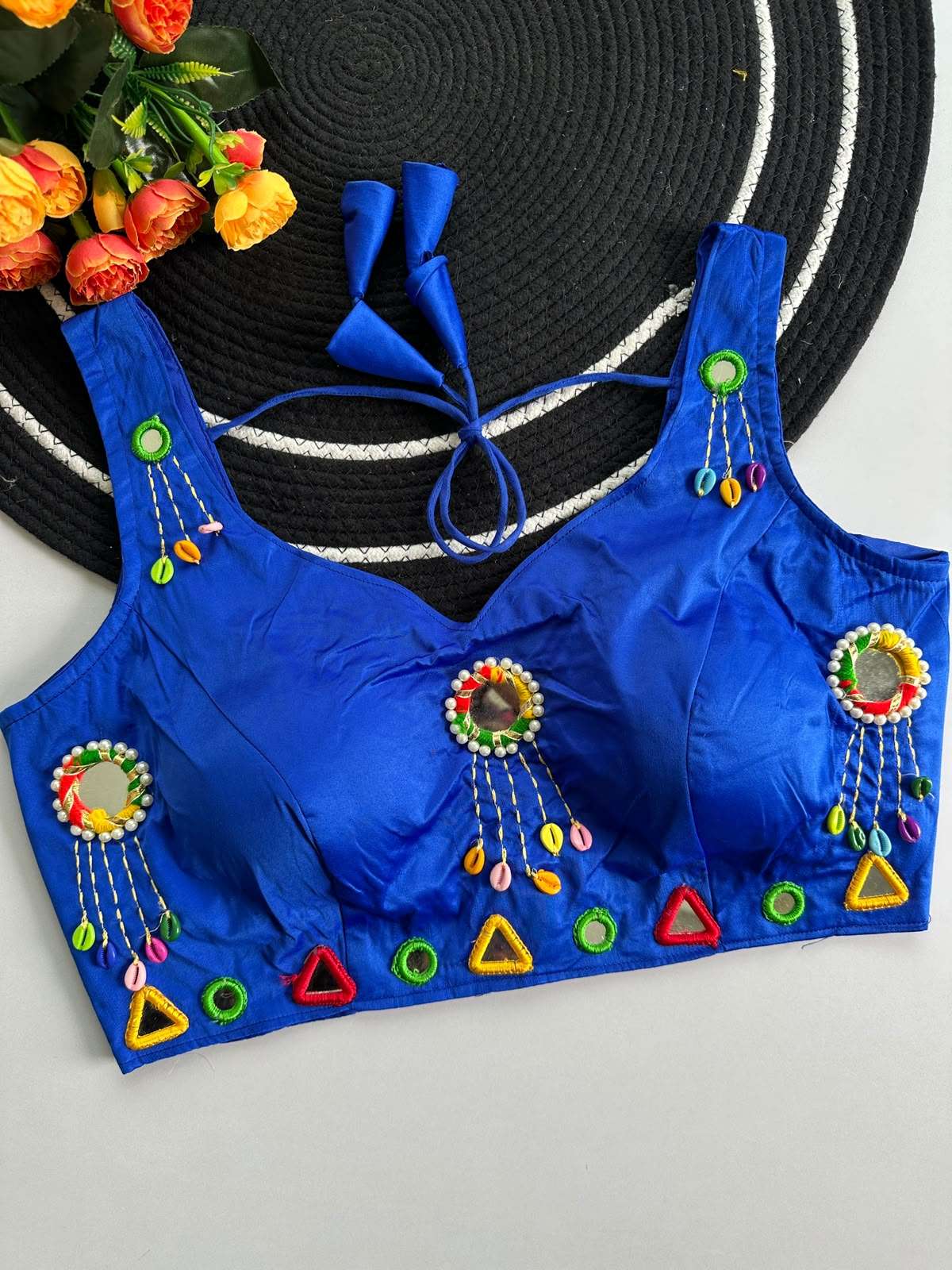 Navratri Special blouse for you Pure Raw Silk fabric blouse supplier in surat 