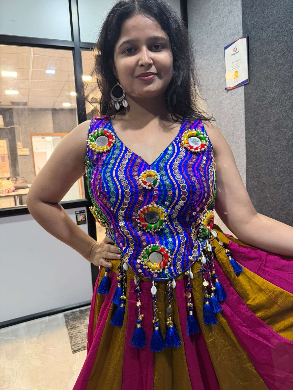 NAVRATRI SPECIAL TRADITIONAL AND HEAVY SILK  BLOUSE FOR WOMAN RESELLER IN SURAT