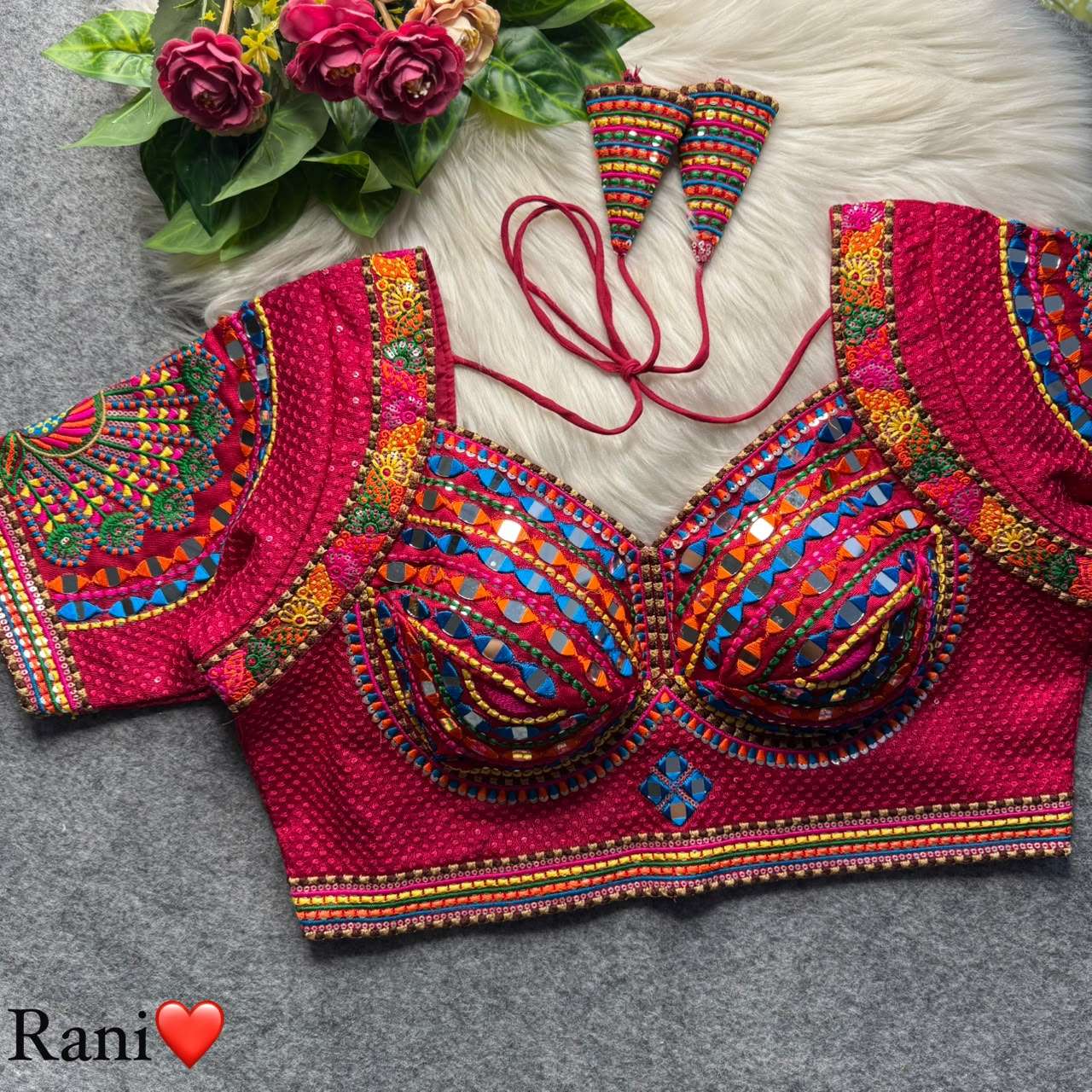  NAVRATRI SPECIAL WEAR PEACOCK DESIGN ON BLOUSE SUPPLIER IN SURAT