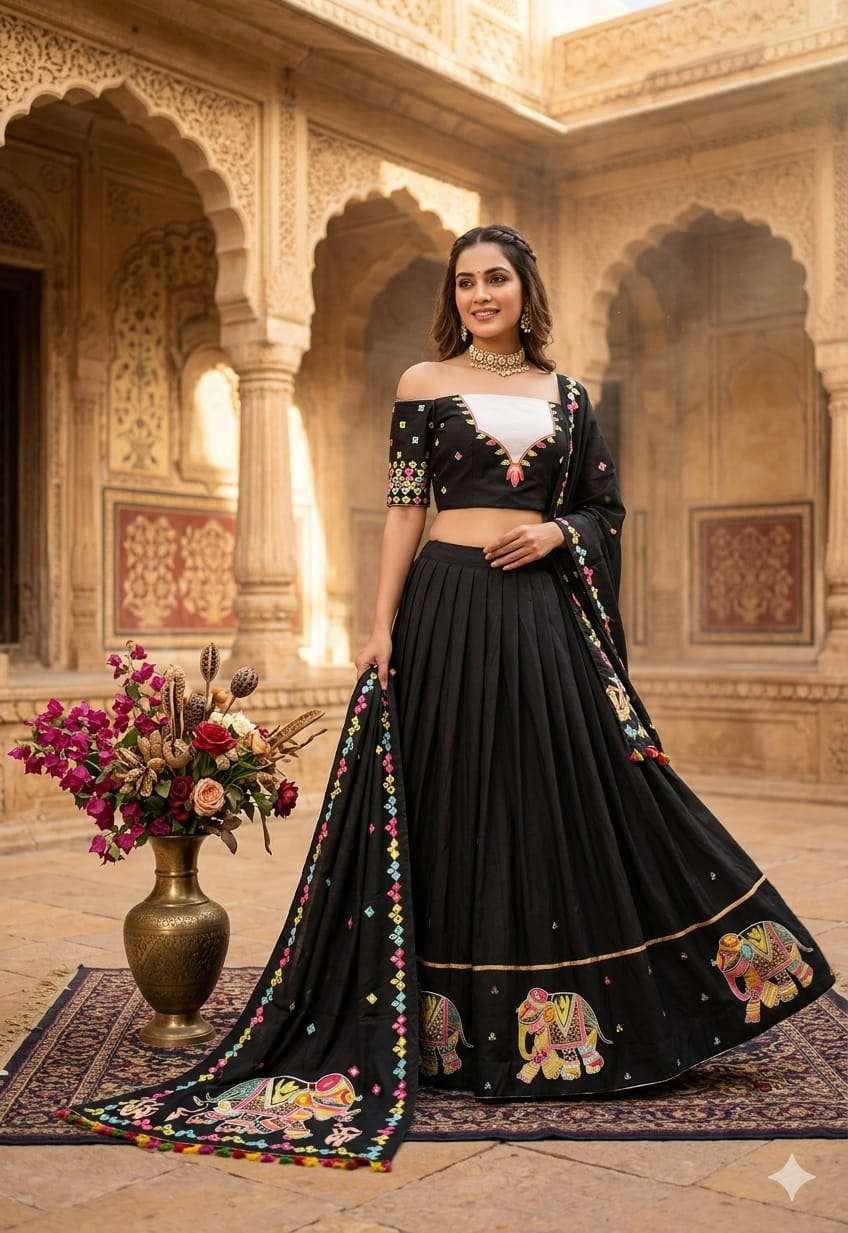  New navratri wear Launching Digital Print on beautiful Mus...