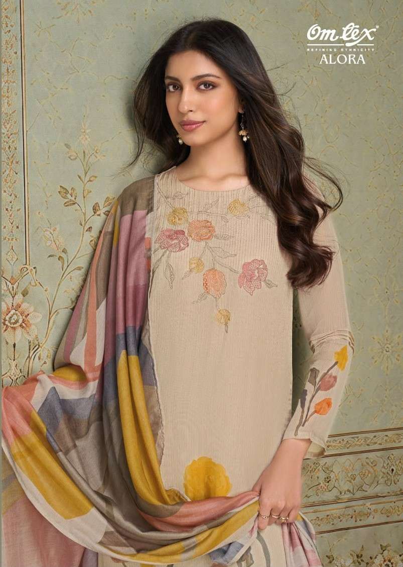 OMTEX ALORA ORGANZA TWILL DIGITAL PRINT LIGHT SALWAR SUIT FOR UNSTITCH WHOLESALER