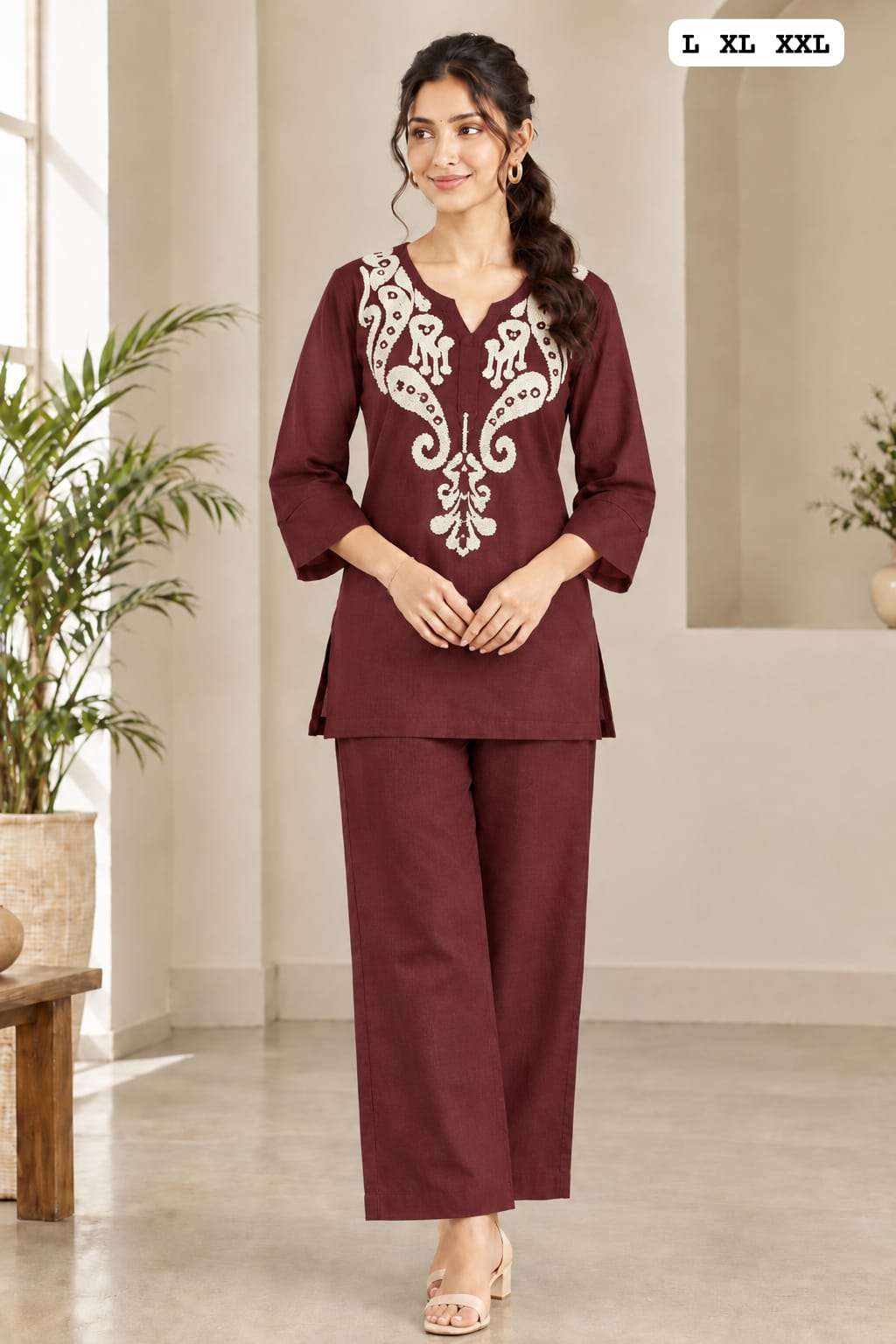 ORIGINAL COTTON 2 PIECE CO ORD SET DAILY WEAR COMFORT AND SAFE CLOTHING 
