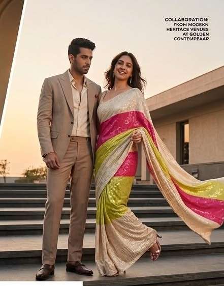  PARTY WEAR SAREE WITH BOLLYWOOD STYLE PREMIUM MULTI COLOR SAREE WHOLESALE IN SURAT