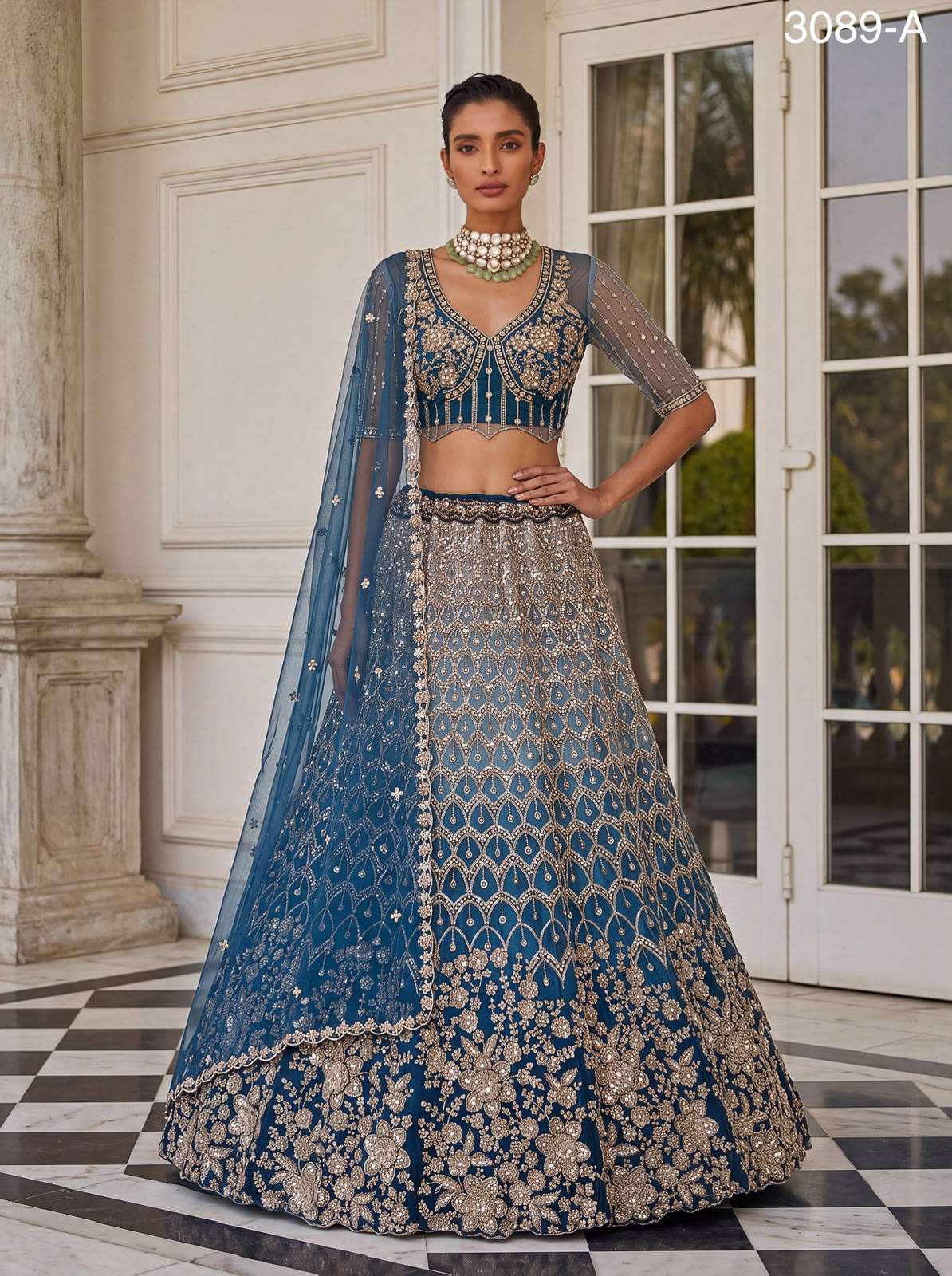 Perfect girlish Premium and beautiful aNet Fabric Lehenga choli wholesale in surat 3089