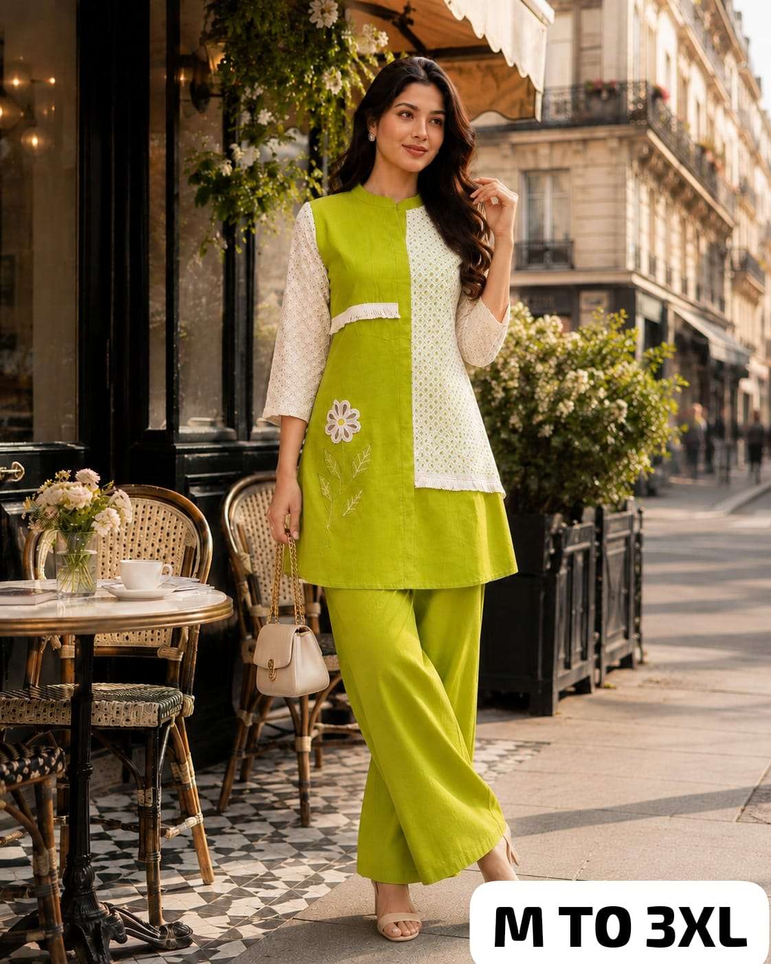 PREMIUM FLORAL KURTA PANT SET CRAFTED FOR COMFORT DAILY STYLE OFFICE MORE DEALER