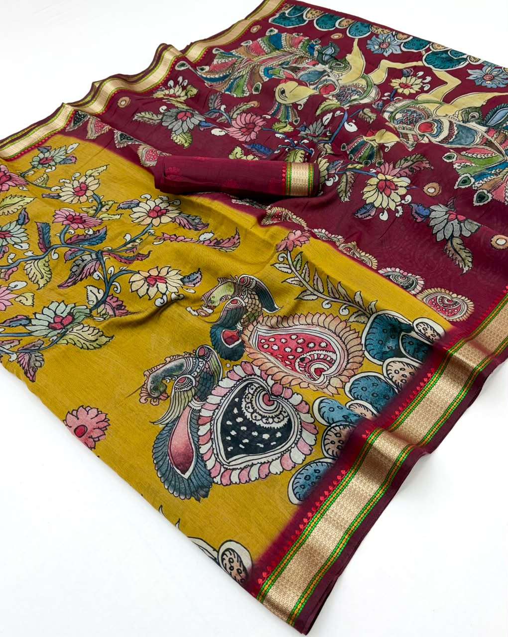 Priyali cotton New Concept soft Viscose cotton fabric saree wholesale in surat  (3)