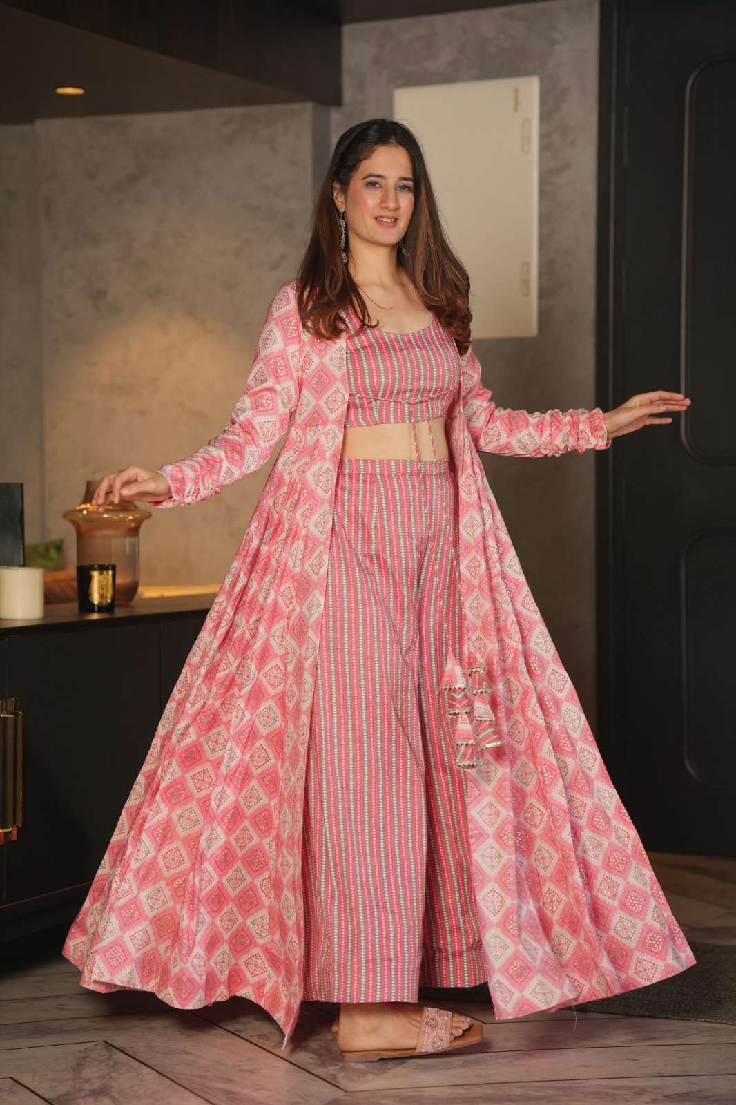 PURPLE CREATION LUCAYA VOL 11 BLOUSE WITH KOTHI AND PANT SHRUGH WETERN TREND MEDIA EXPORT