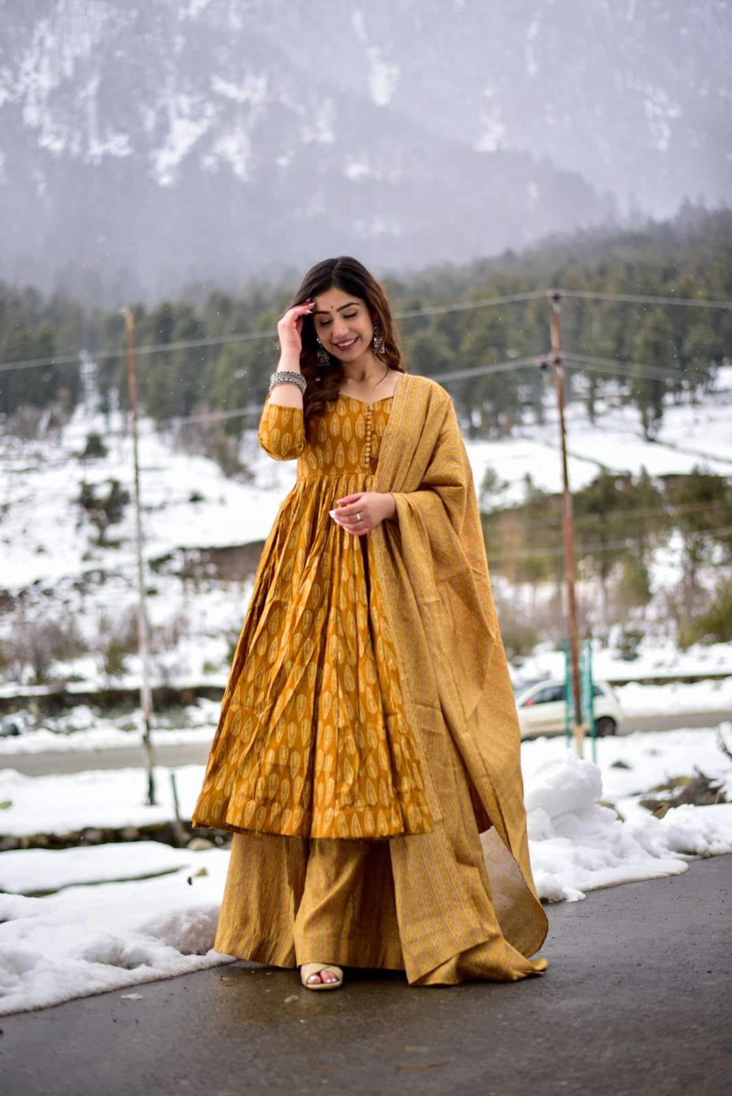 PURPLE CREATION LUCAYA VOL 15 GHER FLARED KURTI FARSHI SALWAR SUIT TREND MEDIA EXPORT