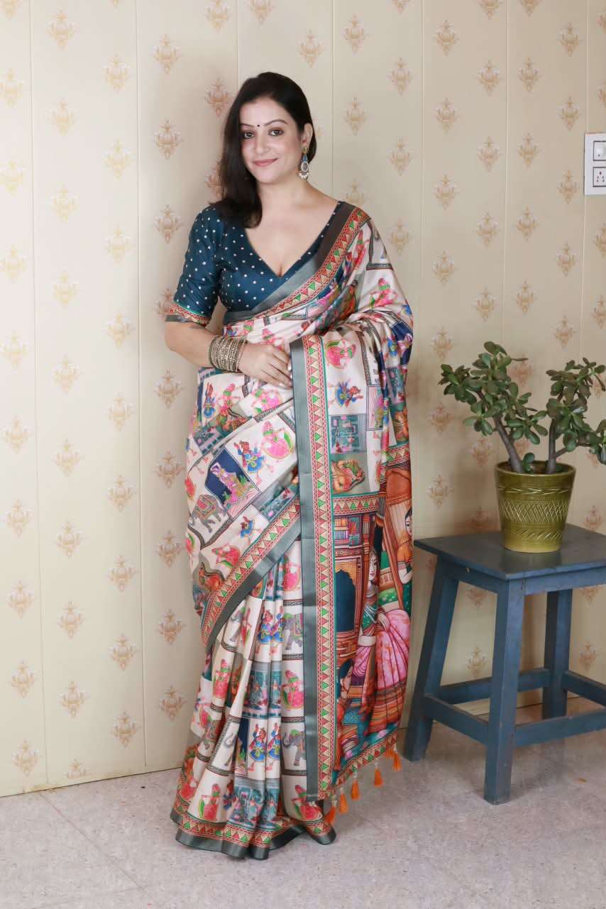 RAJGHARANA HEAVY AND SOFT MULLMULL COTTON SOFT FABRIC WITH BEAUTIFUL DIGITAL PRINT ON SAREE WHOLESALE IN SURAT