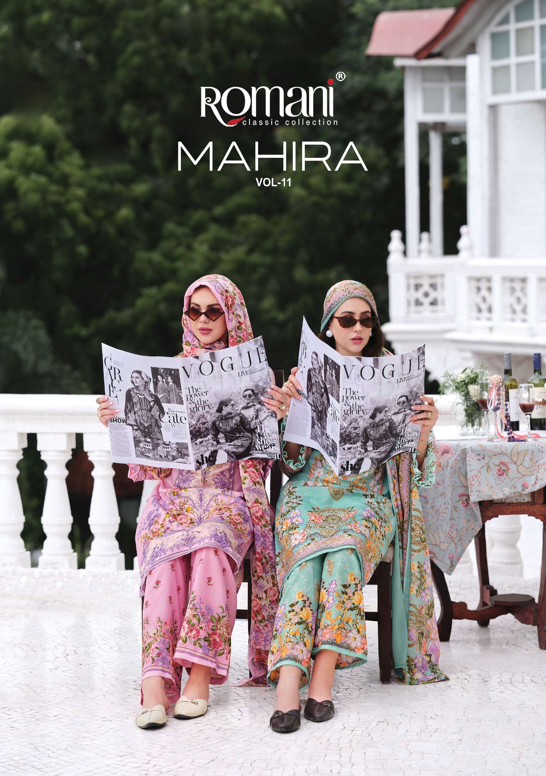 ROMANI MAHIRA VOL 11 EXCLUSIVE FESTIVAL SET COTTON DESIGN SALWAR SUIT LOW RATE RESELLER