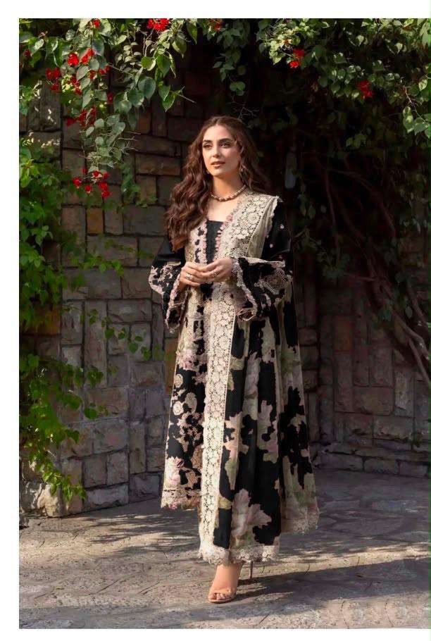 SANIYA TRENDZ NX ELAF PREMIUM RICH BRAND COTTON WITH CHIKANKARI PAKISTANI OUTFIT EID WEAR ONLINE
