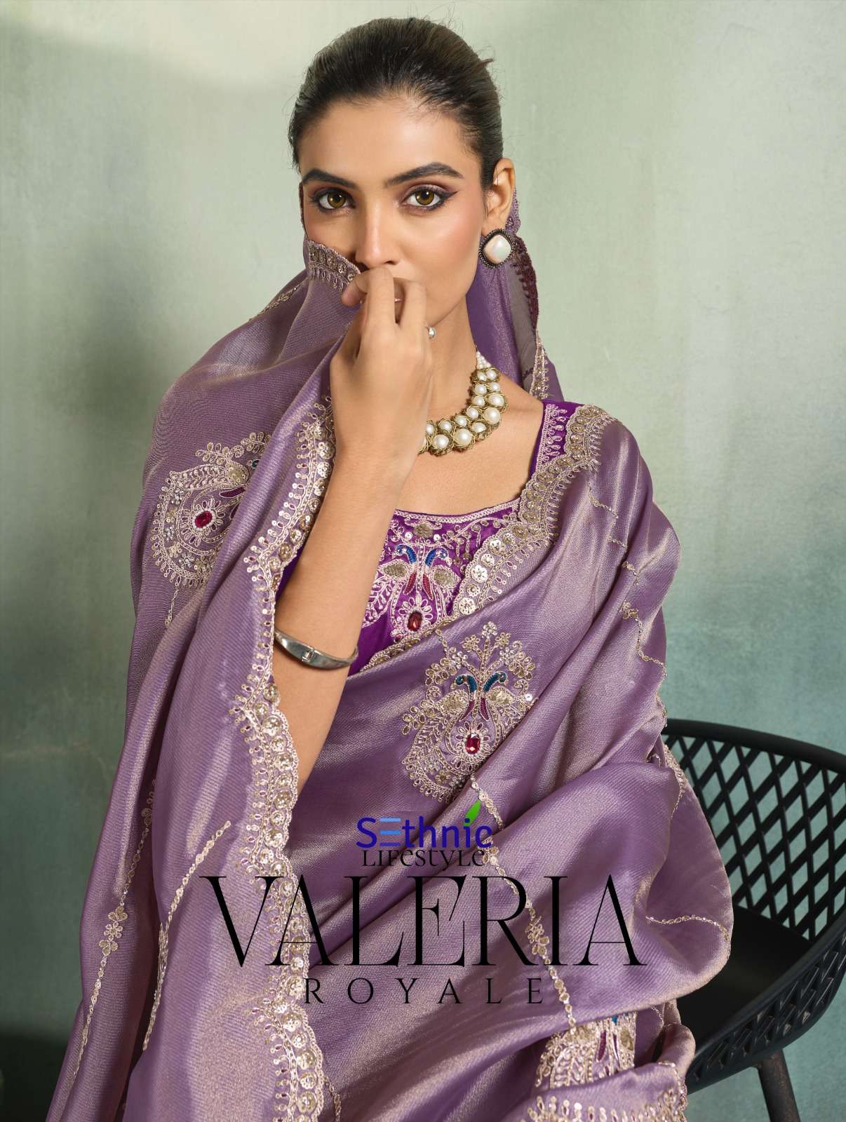  Sethnic Lifestyle Valeria Royale 148001 to 148006  Premium and rich texture Giraffe fabric Saree wholesale in surat