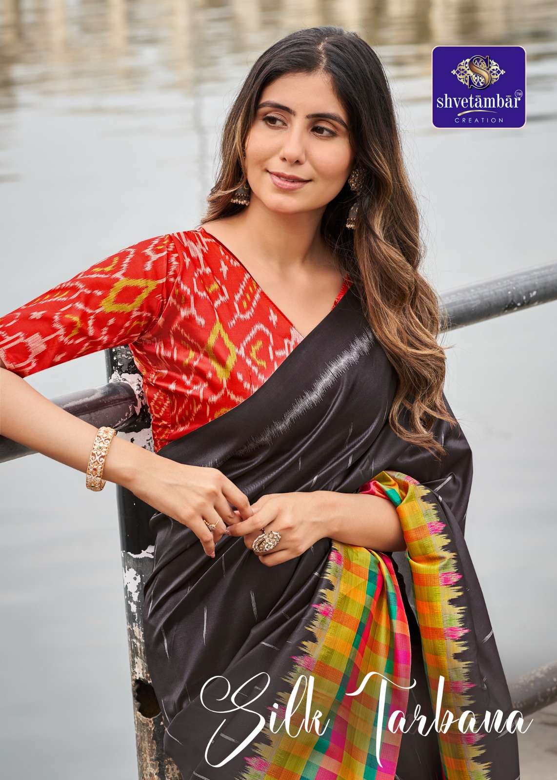 Shvetambar silk Tarbana Soft Silk tarbana fabric saree made for clean look saree wholesale in surat