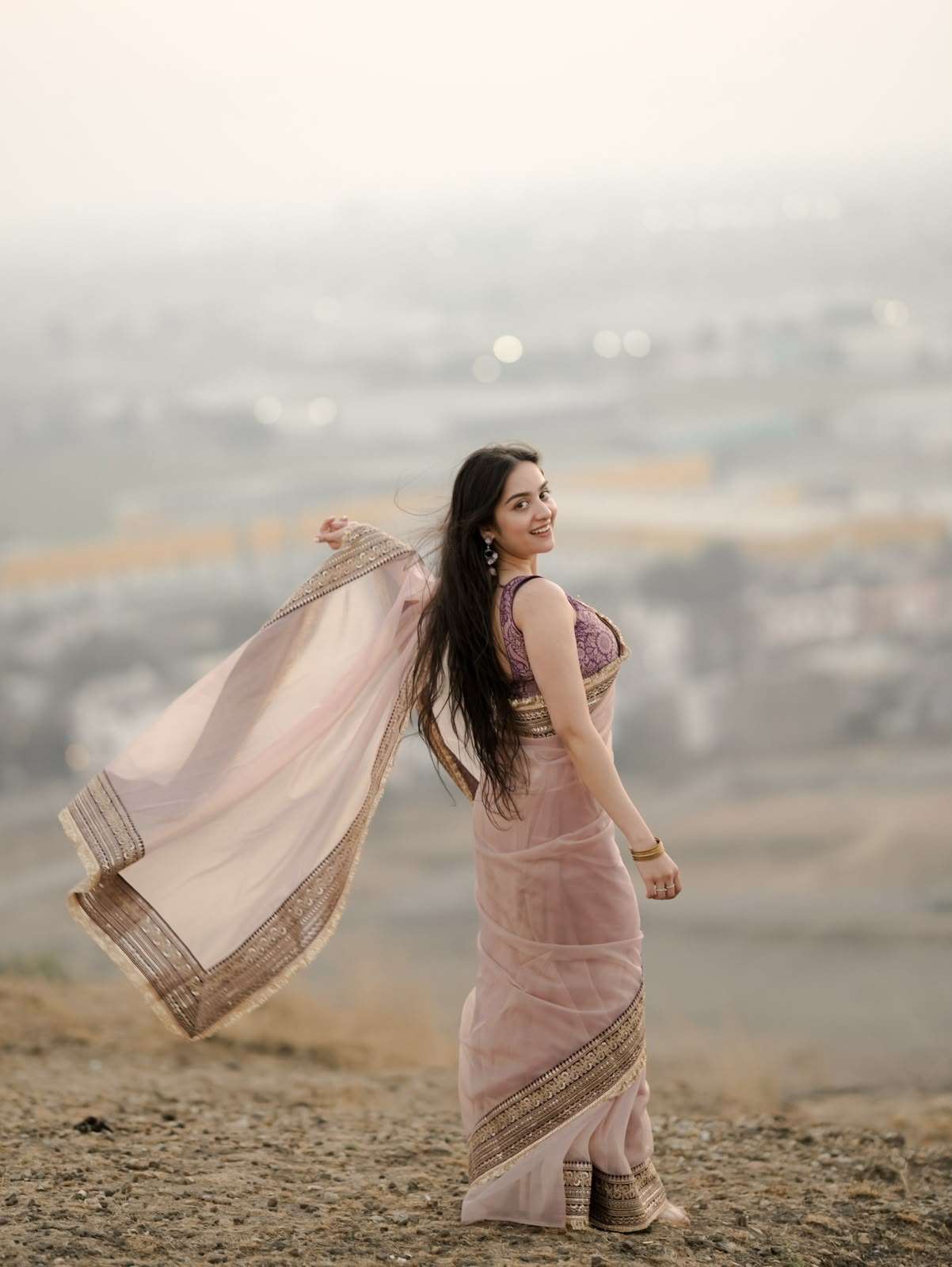Soft Twil net fancy fabric Beautiful and Embroidery work on ...