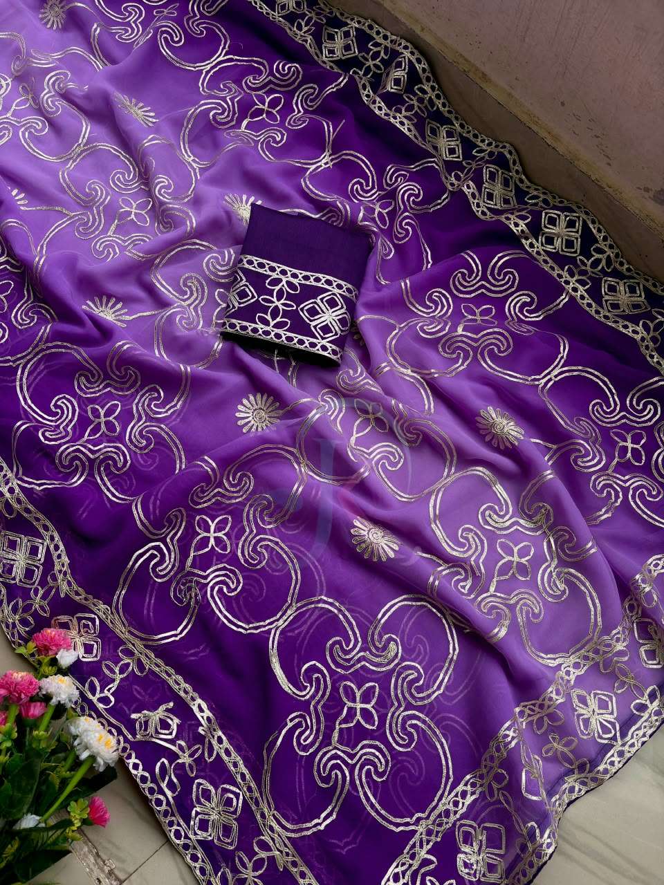 SPECAIL RAKHI COLLECTION GORGTTATE FANCY FABRIC SAREE WHOLESALE IN SURAT 418