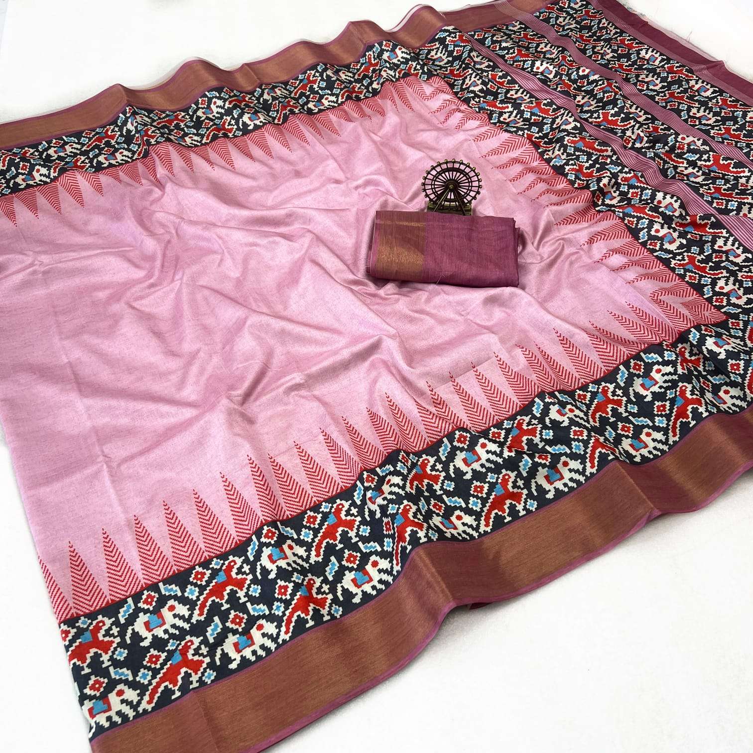 Special Uniform saree Pure and soft Dola Tussar Silk saree wholesale in surat mama