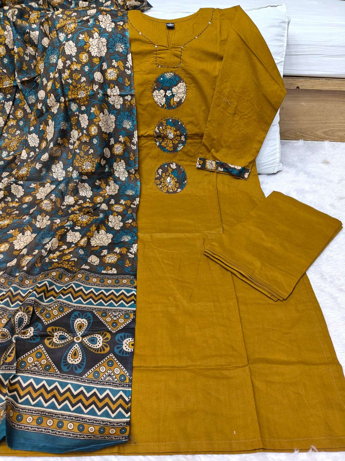 STRAIGHT KURTI PAIR WITH PLAZO AND DUPATTA OFFICE CLASSIC LOOK RETAILER PRICE SURAT TS