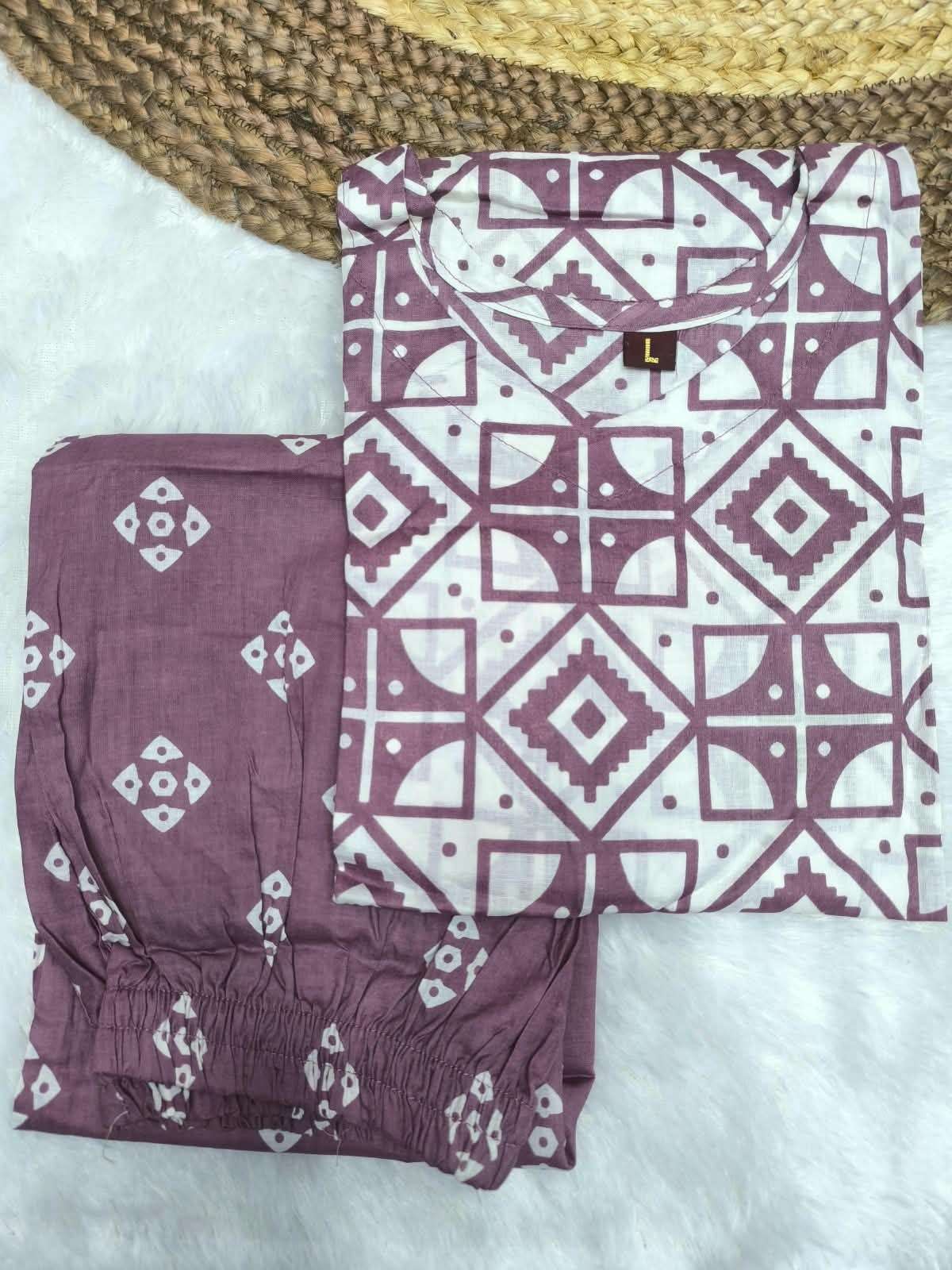 SUMMER FEELING JAIPURI 60 COTTON PRINT KURTI PANT COMFORT DAILY SURAT