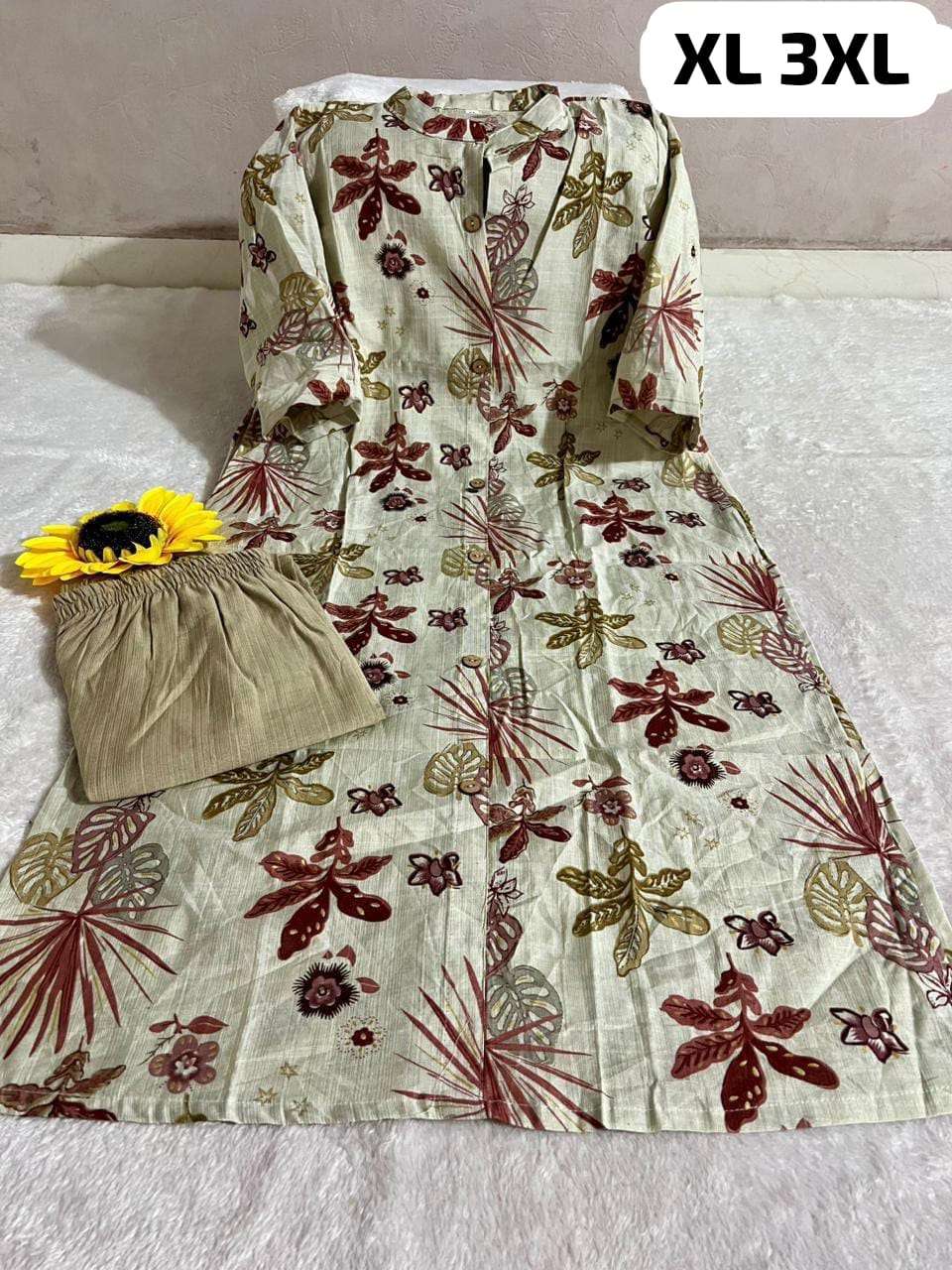 SUMMER WITH COTTON CORD SET FOR OFFICE DAILY SIMPLE WEAR WHO...