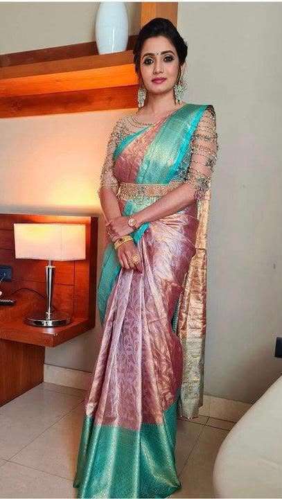 SUPER SOFT LICHI SILK FANCY FABRIC SAREE RESELER IN SURAT 5093