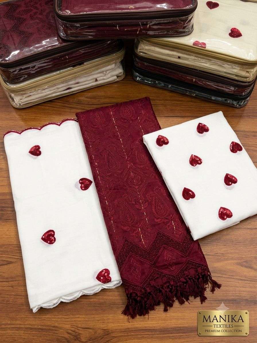 TABASSUM PREMIUM DESIGNER COLLECTION 3 PIECE LADIES DRESS UNSTITCH SET RESELLER 