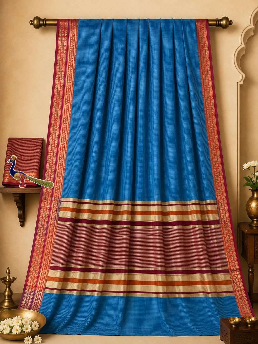 This saree features a graceful blend Kota Doriya fancy fabric new Designer saree wholesale in surat