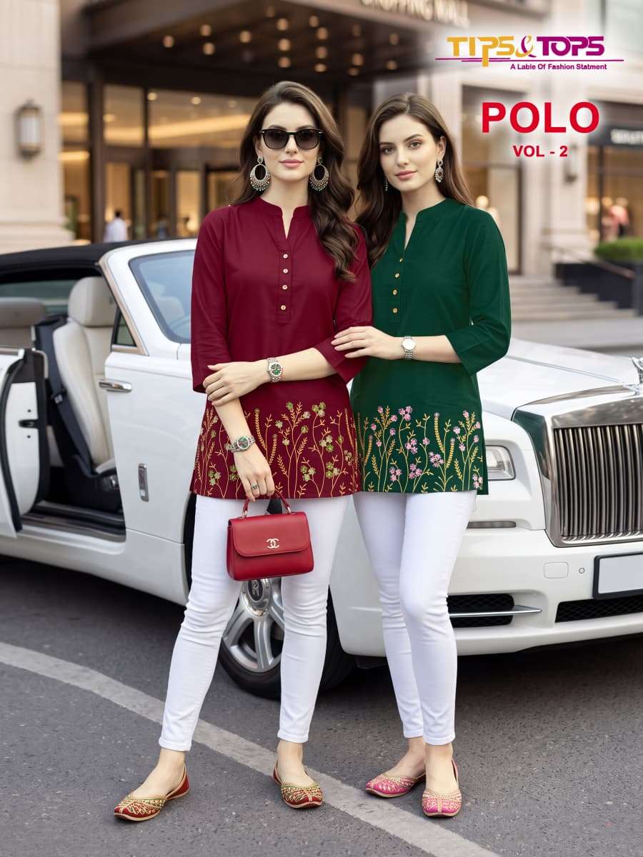 TIPS & TOPS POLO VOL 2 FANCY WESTERN SHORT TOPS FOR GIRL OFFICE FASHION EXPORT