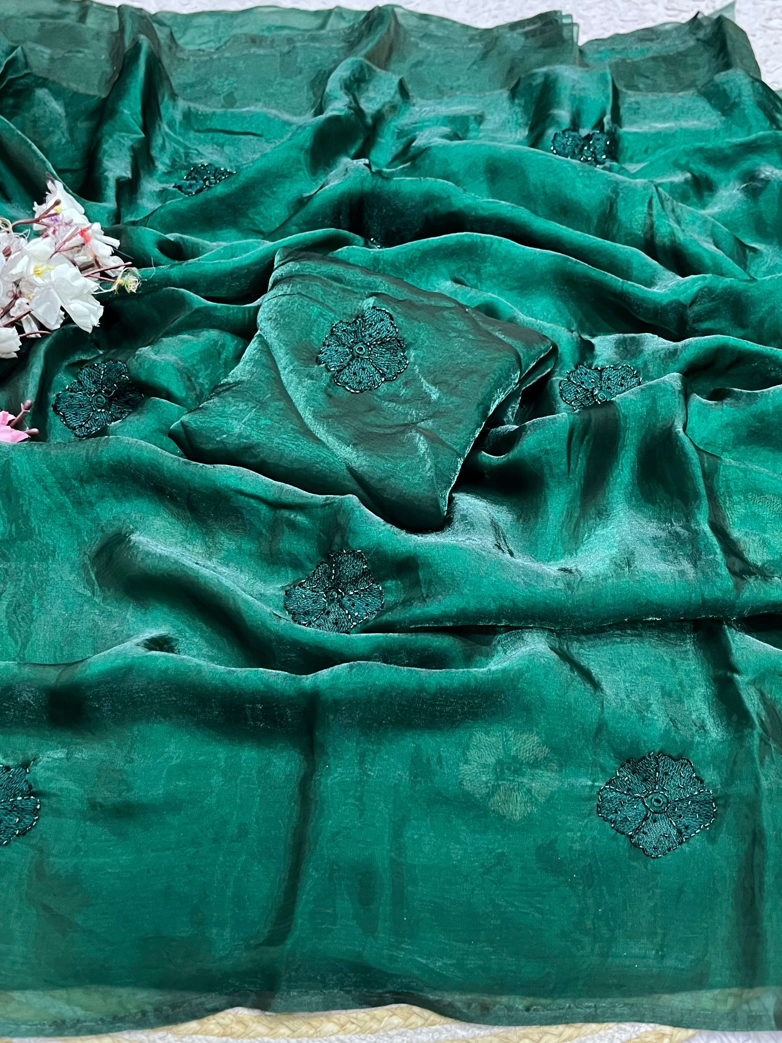  Trending And designer Space silk fancy fabric saree wholesale in surat Mp 809 